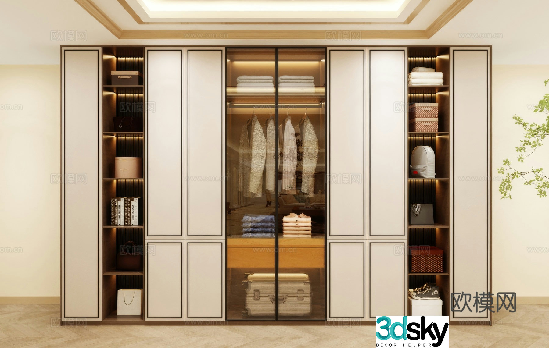 Wardrobe design Wardrobe renderings Wardrobe wardrobe design Wardrobe cabinet 3d model