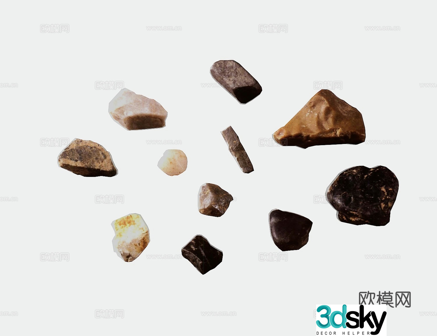 Cultural Relics Jade Stone Artifacts Ancient Cultural Relics 3D Model