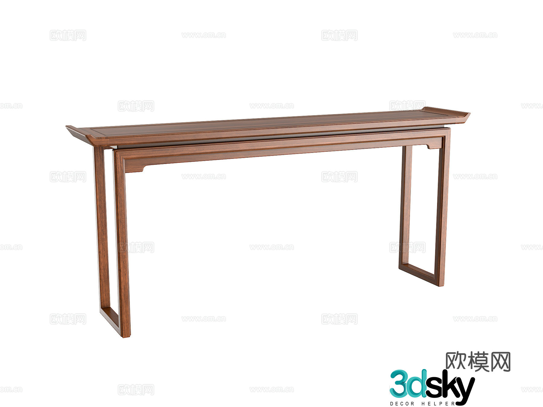 New Chinese style entrance 3D model