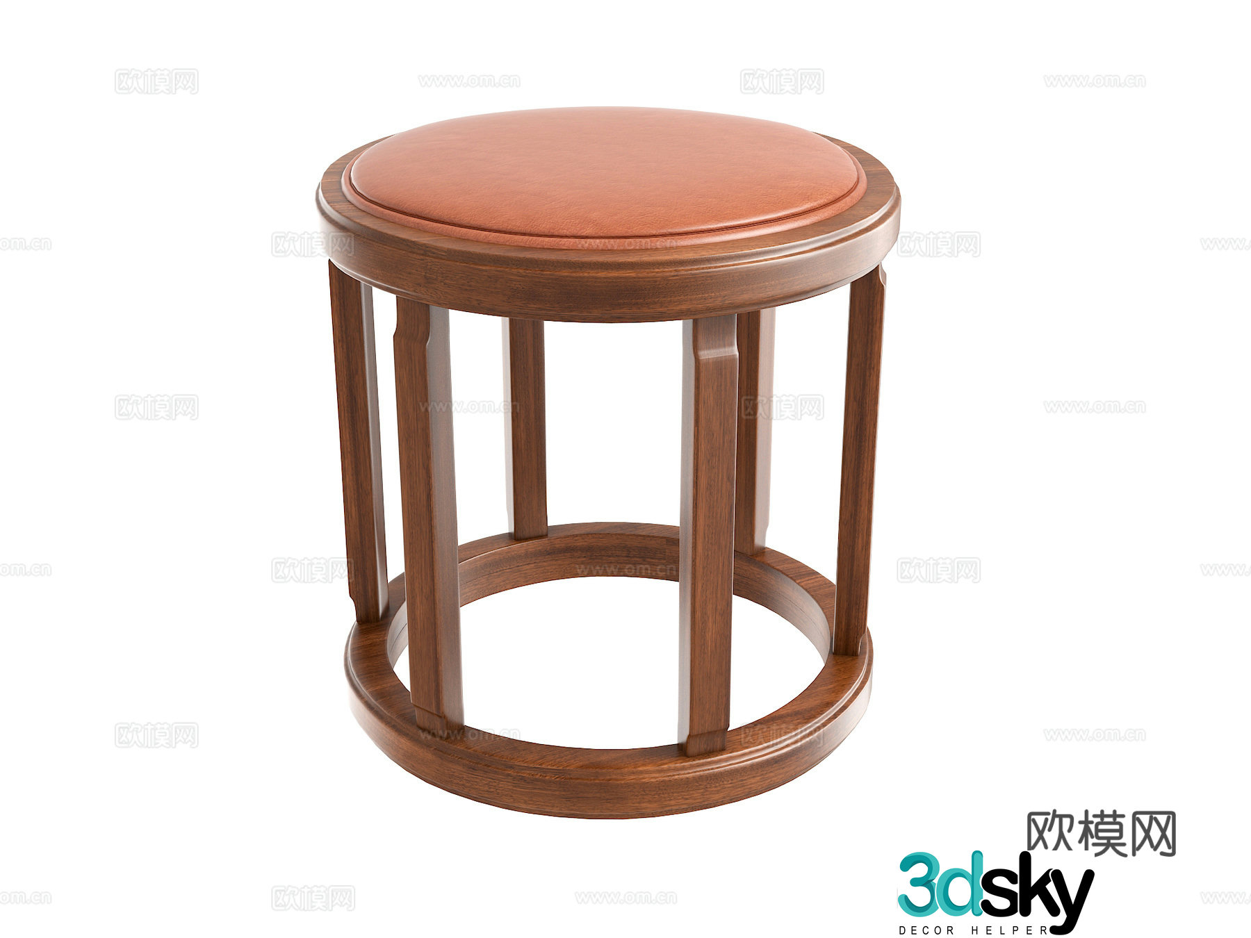 New Chinese stool 3D model