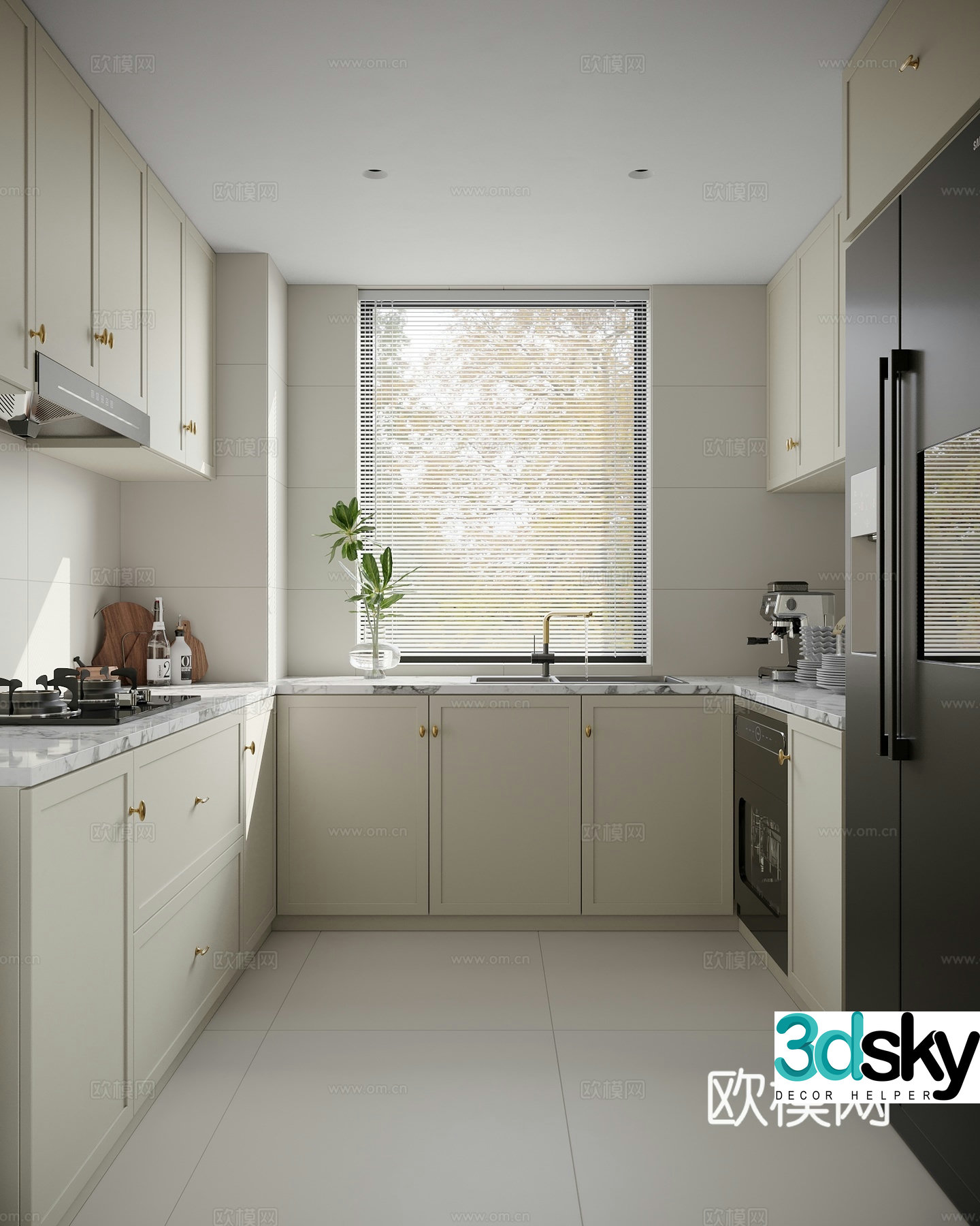 French kitchen 3d model