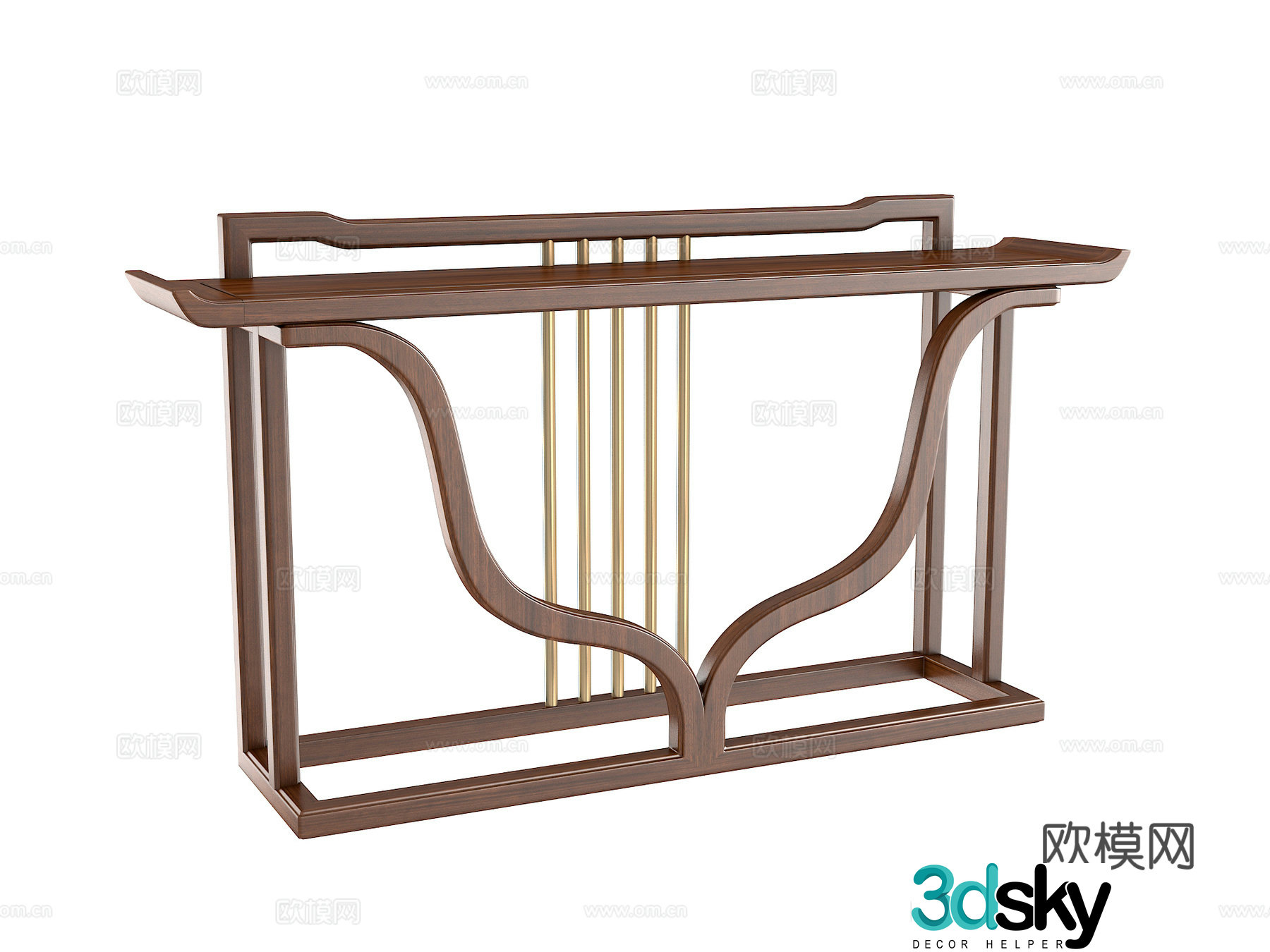 New Chinese style entrance 3D model