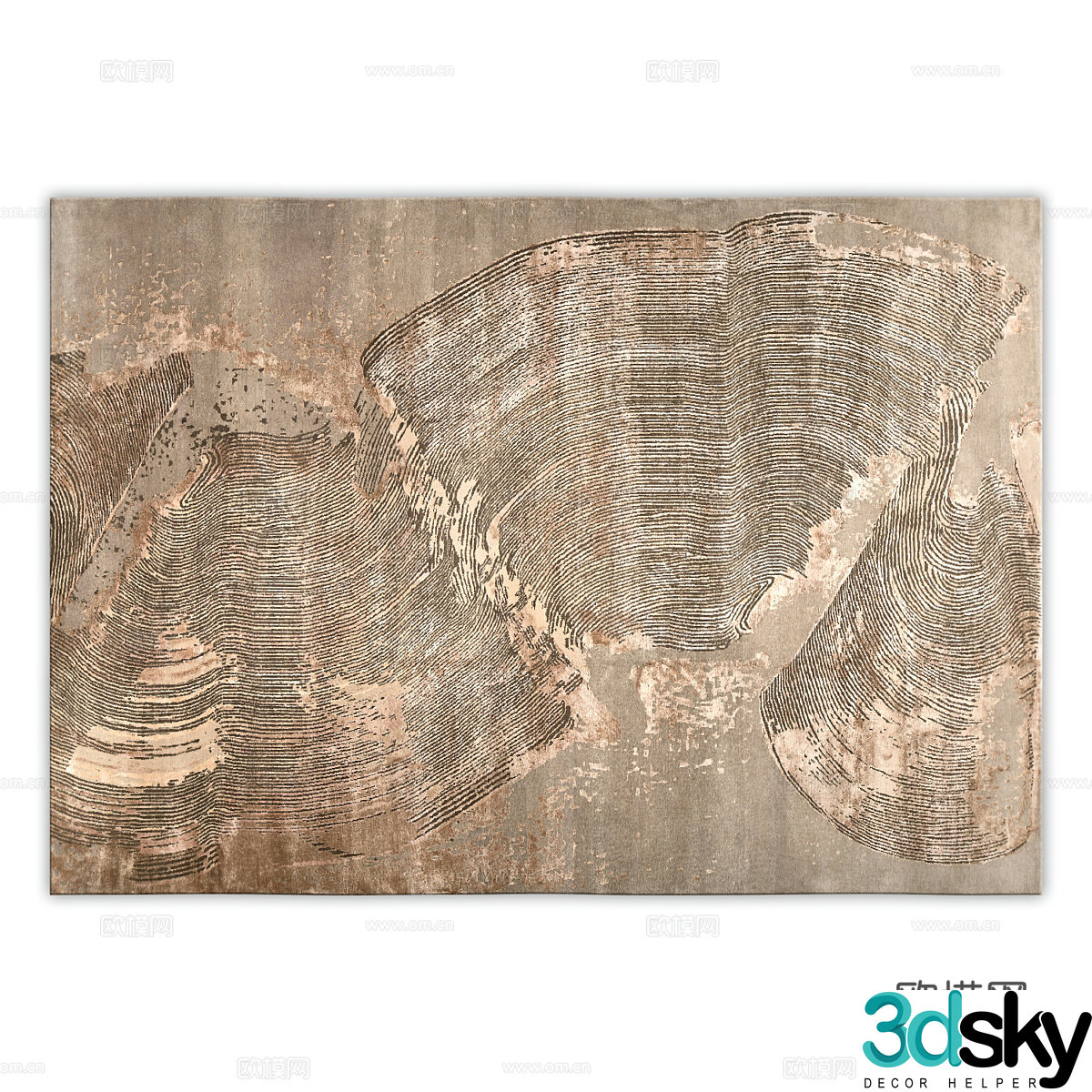 Modern minimalist carpet Carpet Simple carpet Living room carpet Decorative carpet 3d model
