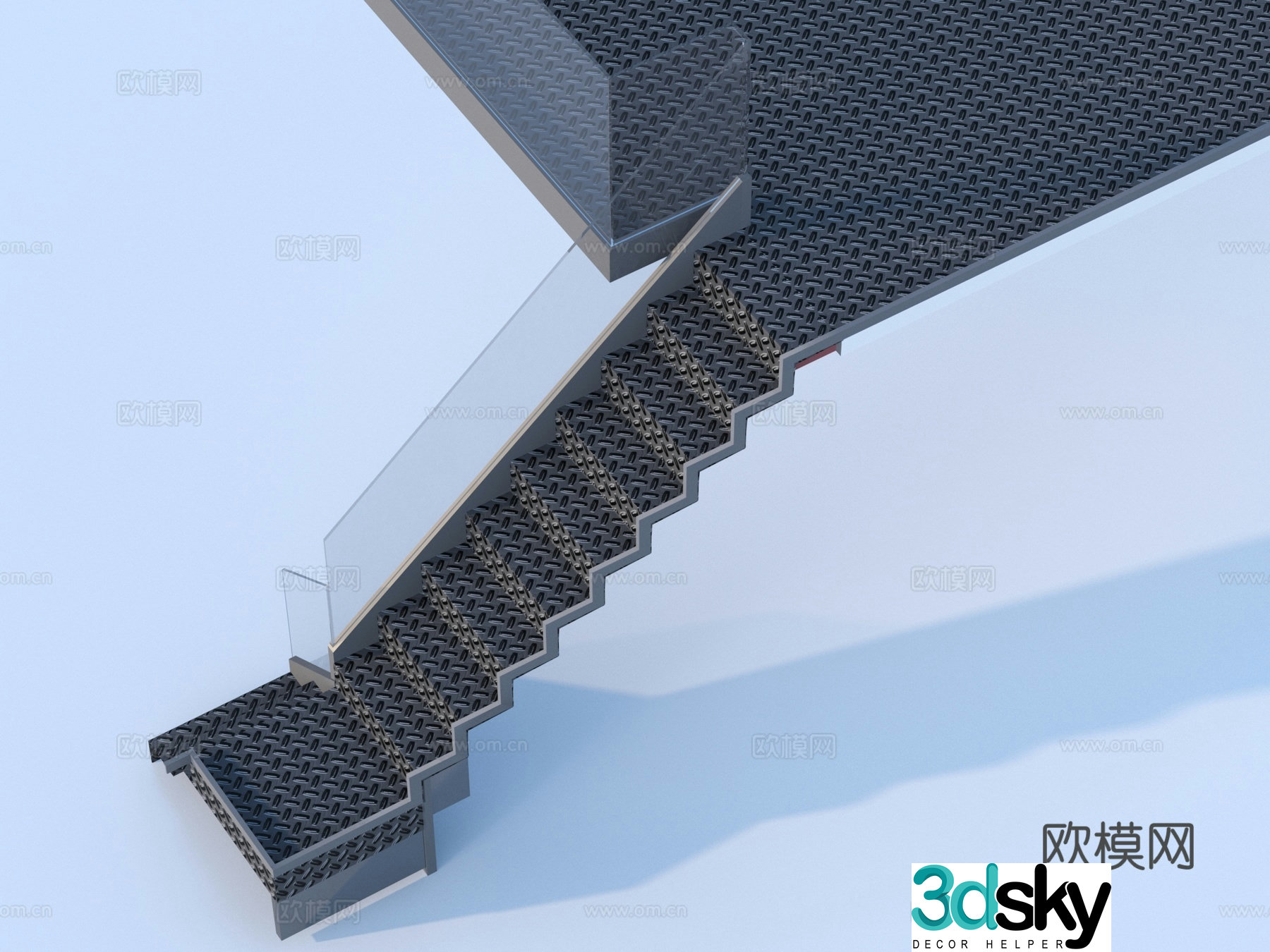 Ladder Steel Ladder Stair 3D Model