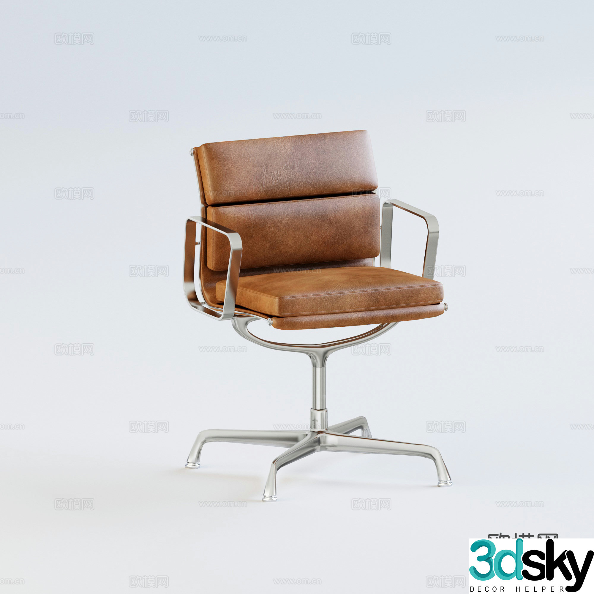 Modern office chair staff chair 3d model