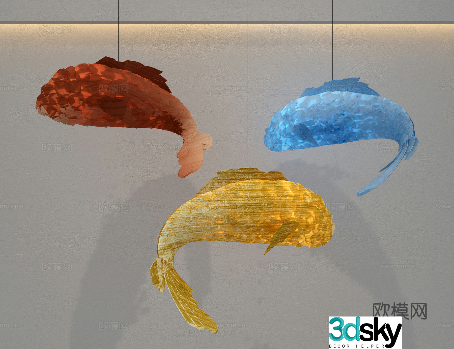 Lantern Fish 3D Model