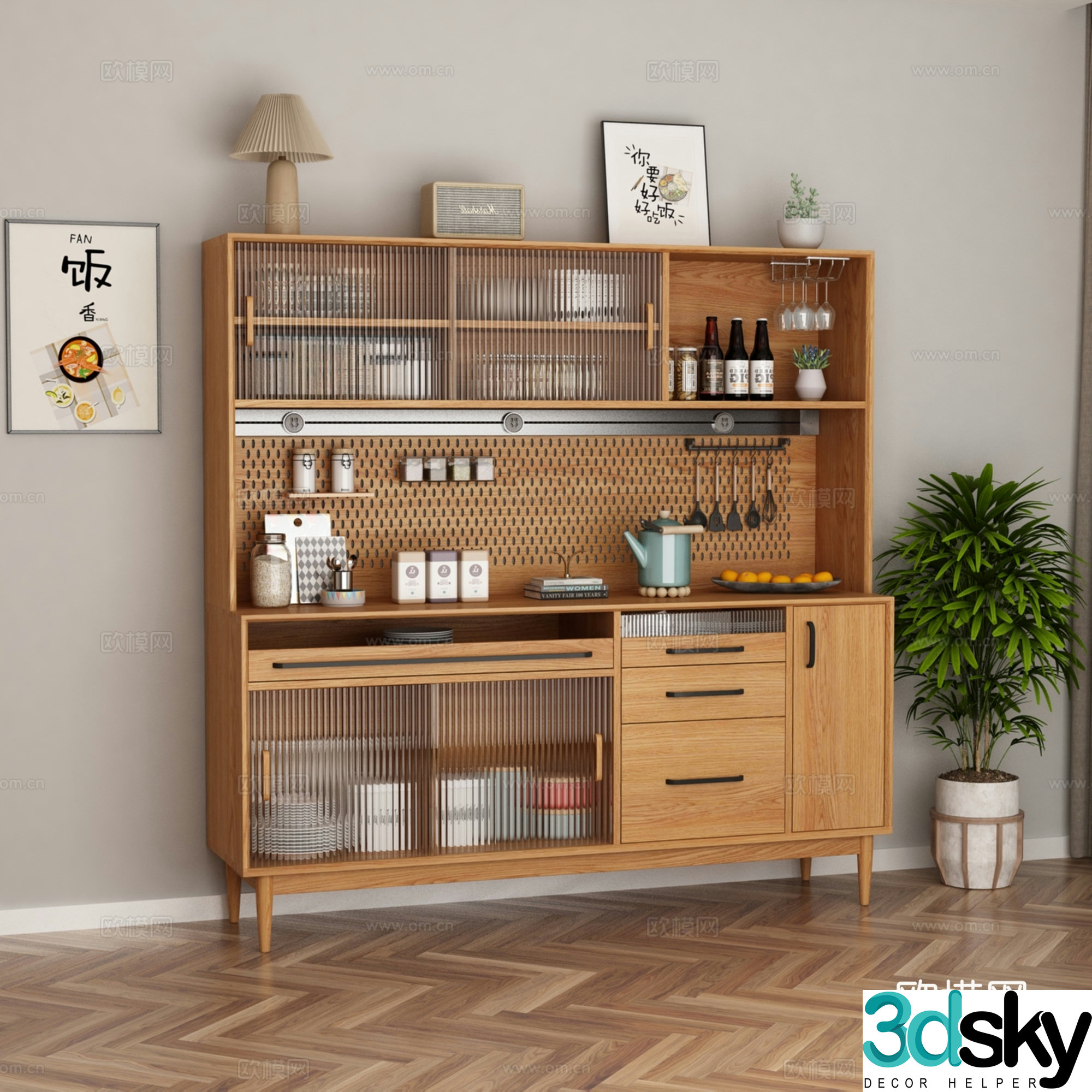 Sideboard 3D Model