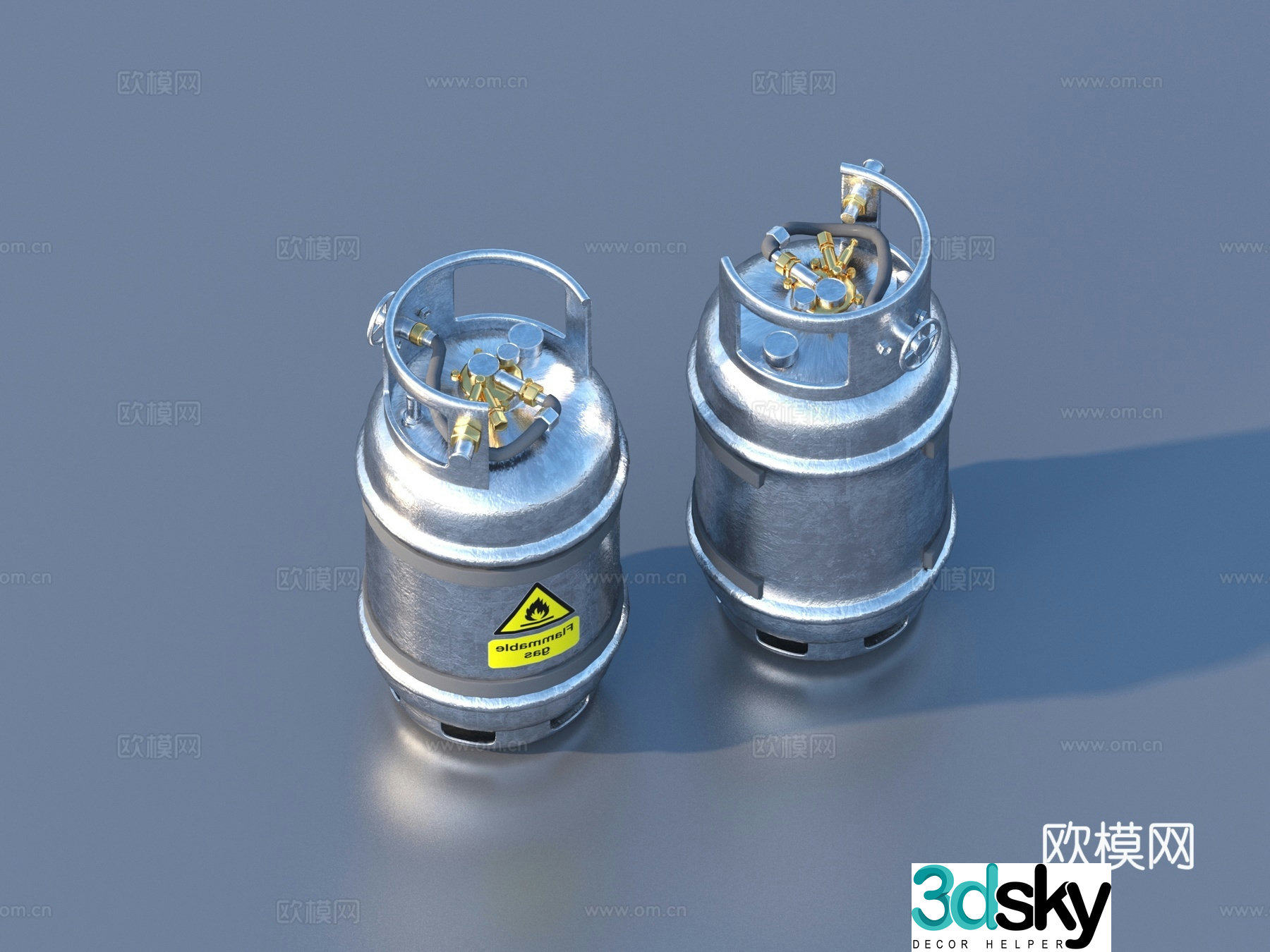 Gas tank Liquefied gas tank Natural gas tank 3D model