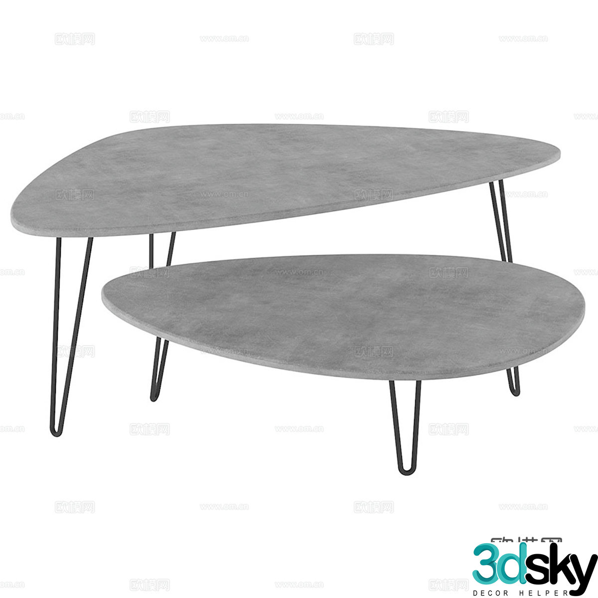 Modern simple coffee table coffee table simple coffee table living room coffee table marble coffee table 3D model