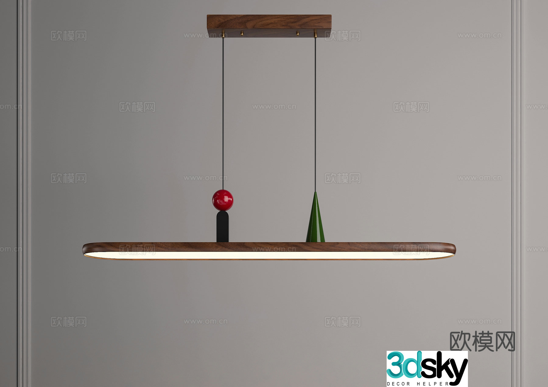 One-line chandeliers medieval chandeliers log chandeliers long chandeliers restaurant chandeliers 3D model