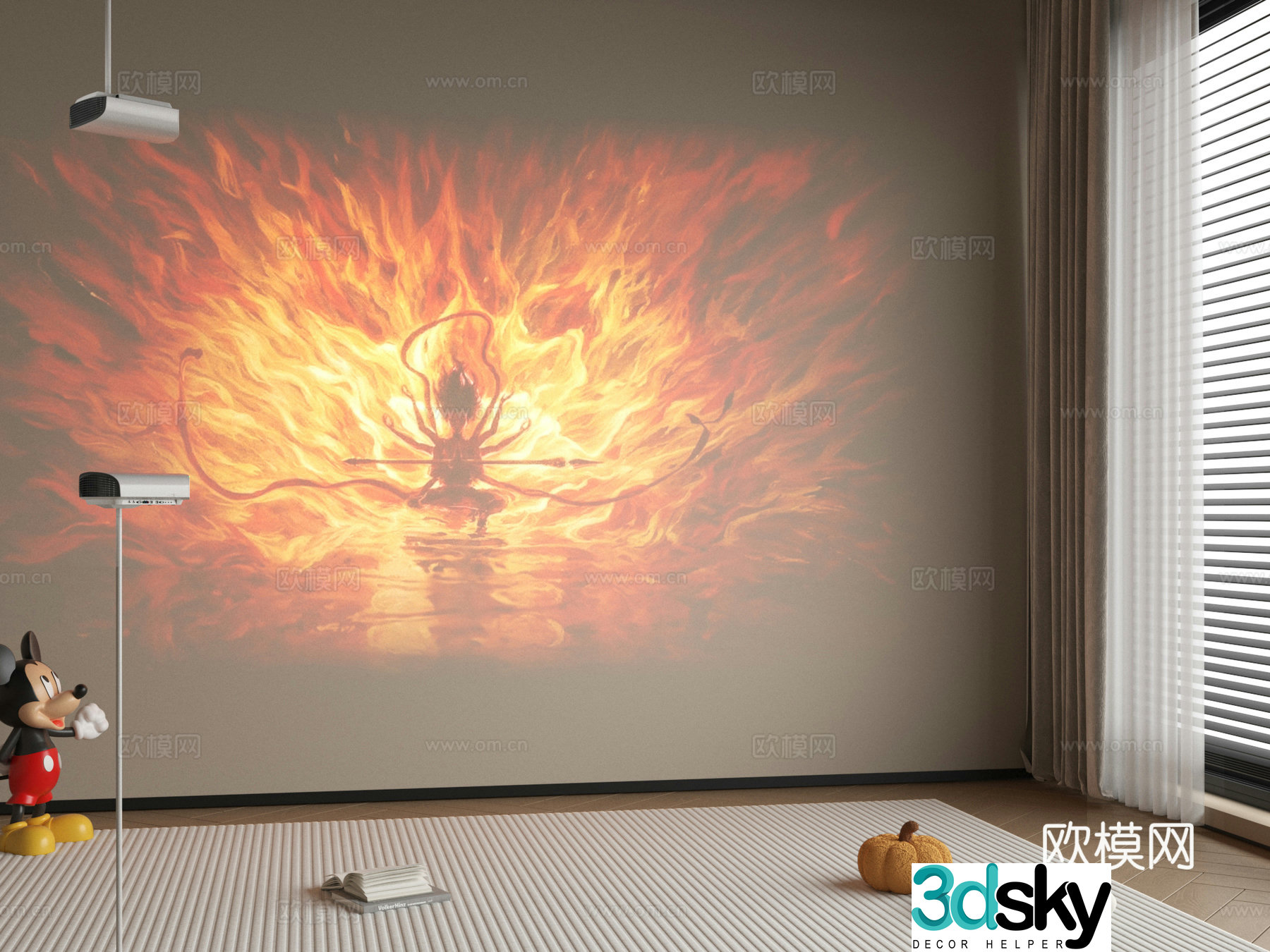 Projector Projection Equipment 3D Model
