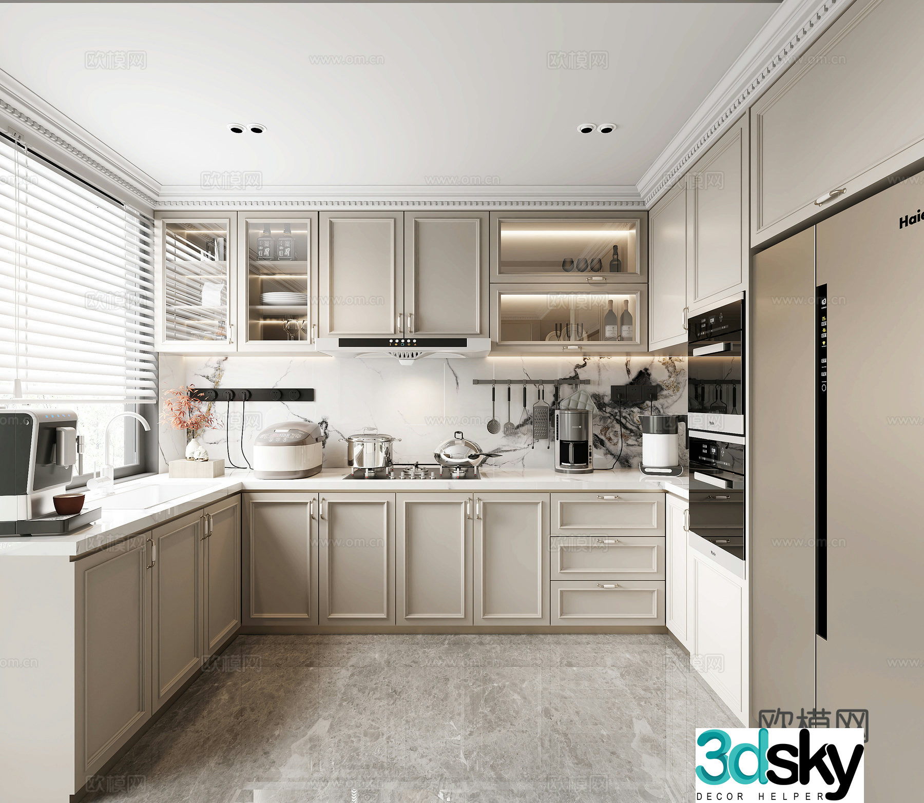 French kitchen 3d model