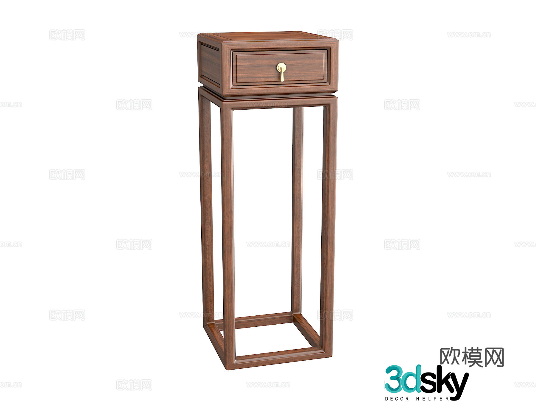 New Chinese flower stand 3D model
