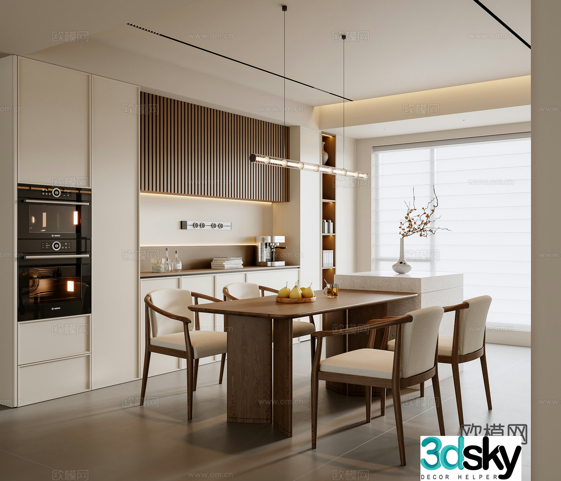 New Chinese restaurant 3D model