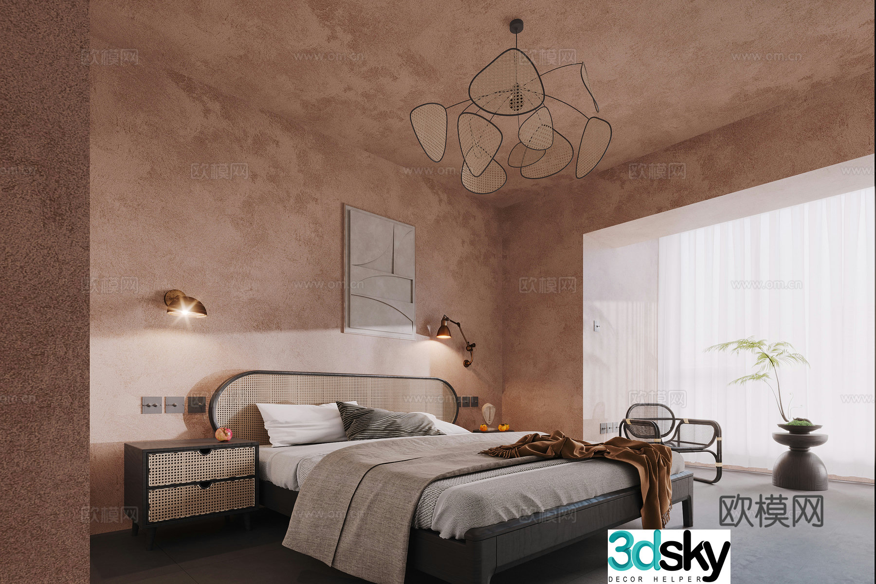 Jijifeng master bedroom 3D model
