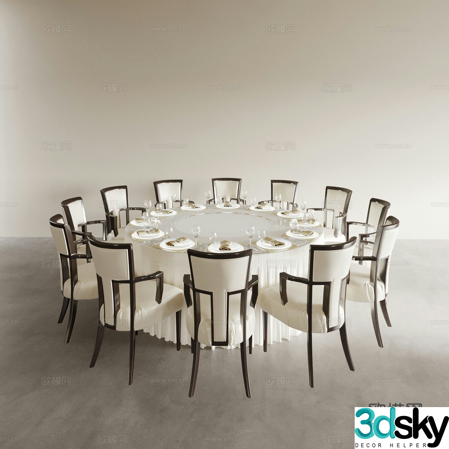 Dining table and chairs living and dining table and chairs dining table and chairs wine table and chair combination round wine table and chair 3D model