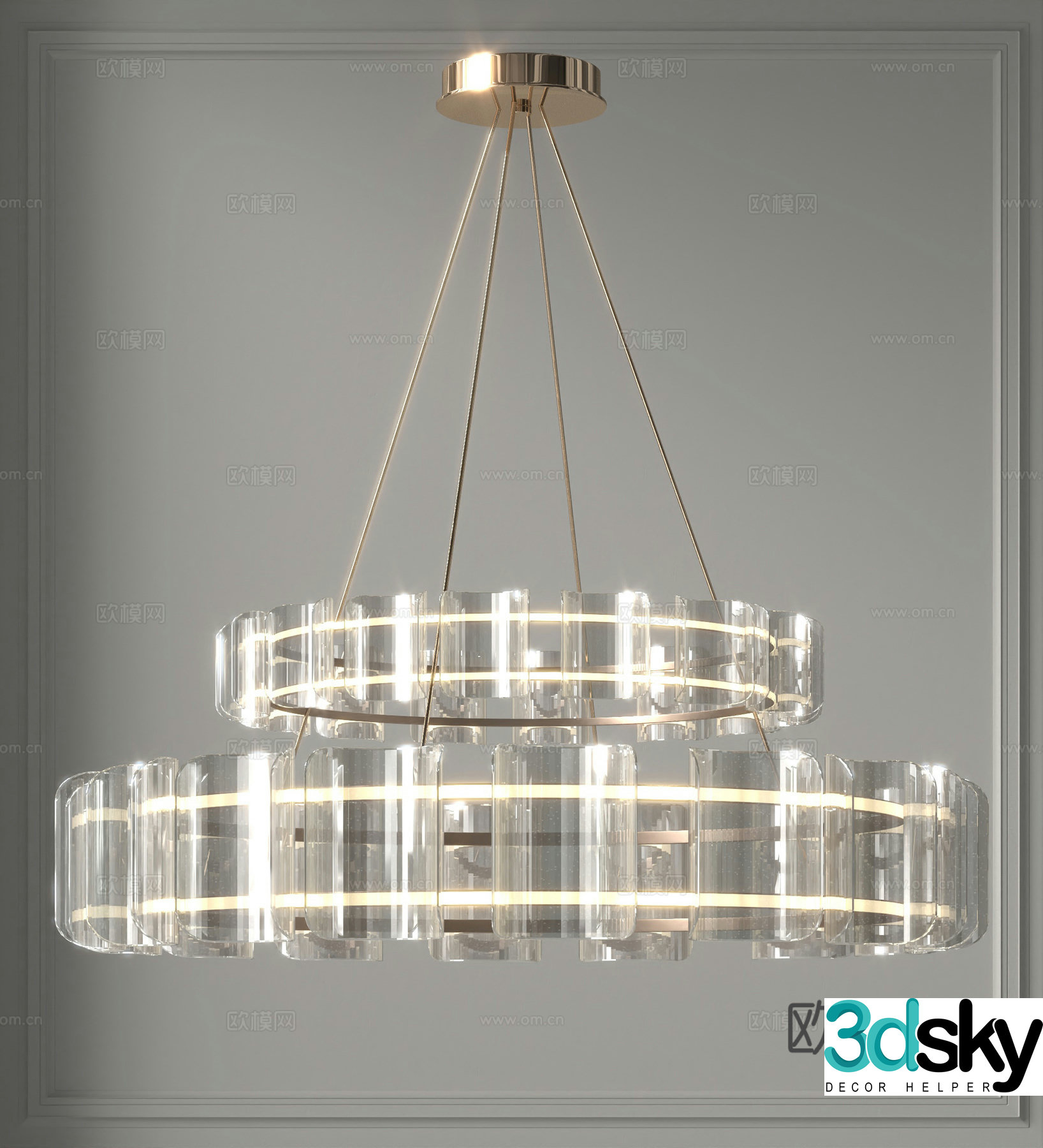 Lamps Chandelier Lighting Decorative Lights 3D Model