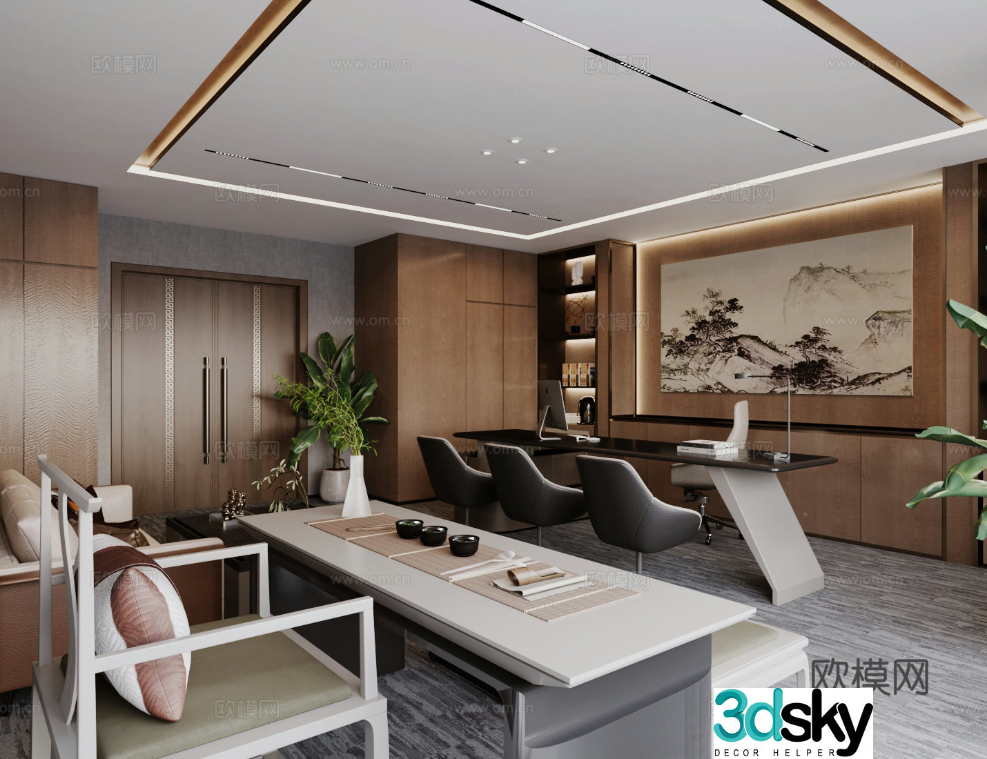 General Manager’s Office Chairman’s Office 3D Model