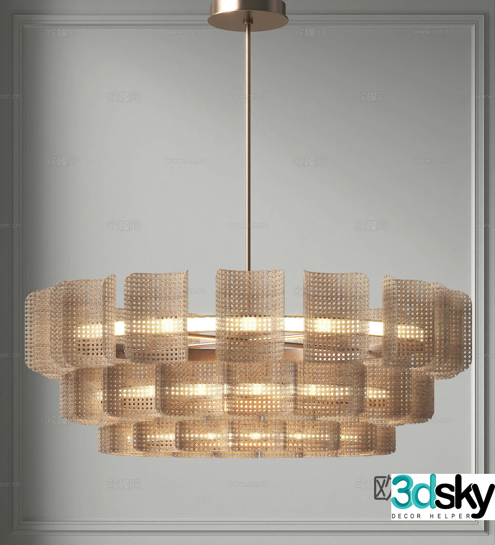 Lamps Chandelier Lighting Decorative Lights 3D Model