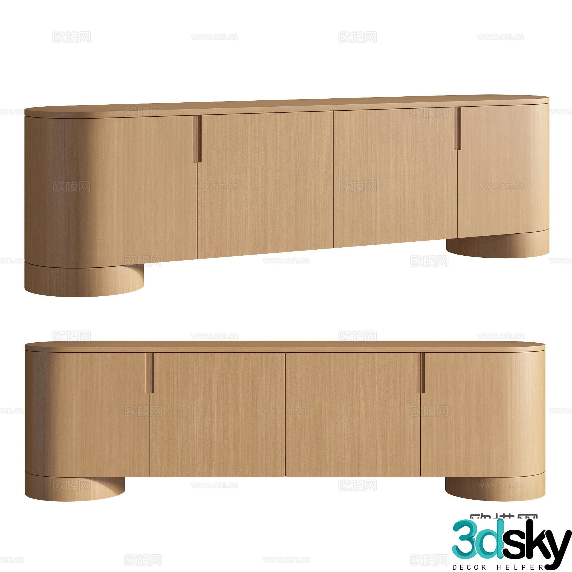 Modern TV cabinet 3d model