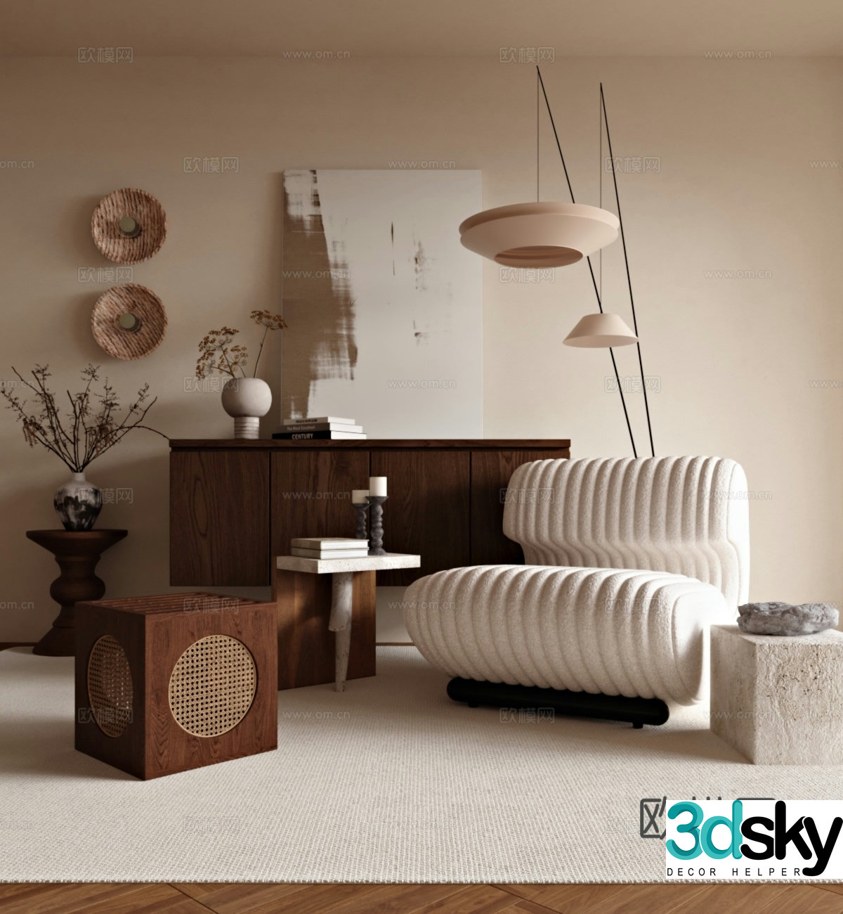 Medium style leisure chair entrance cabinet decorative cabinet decorative cabinet ornaments storage cabinet side cabinet chest of cabinets 3D model