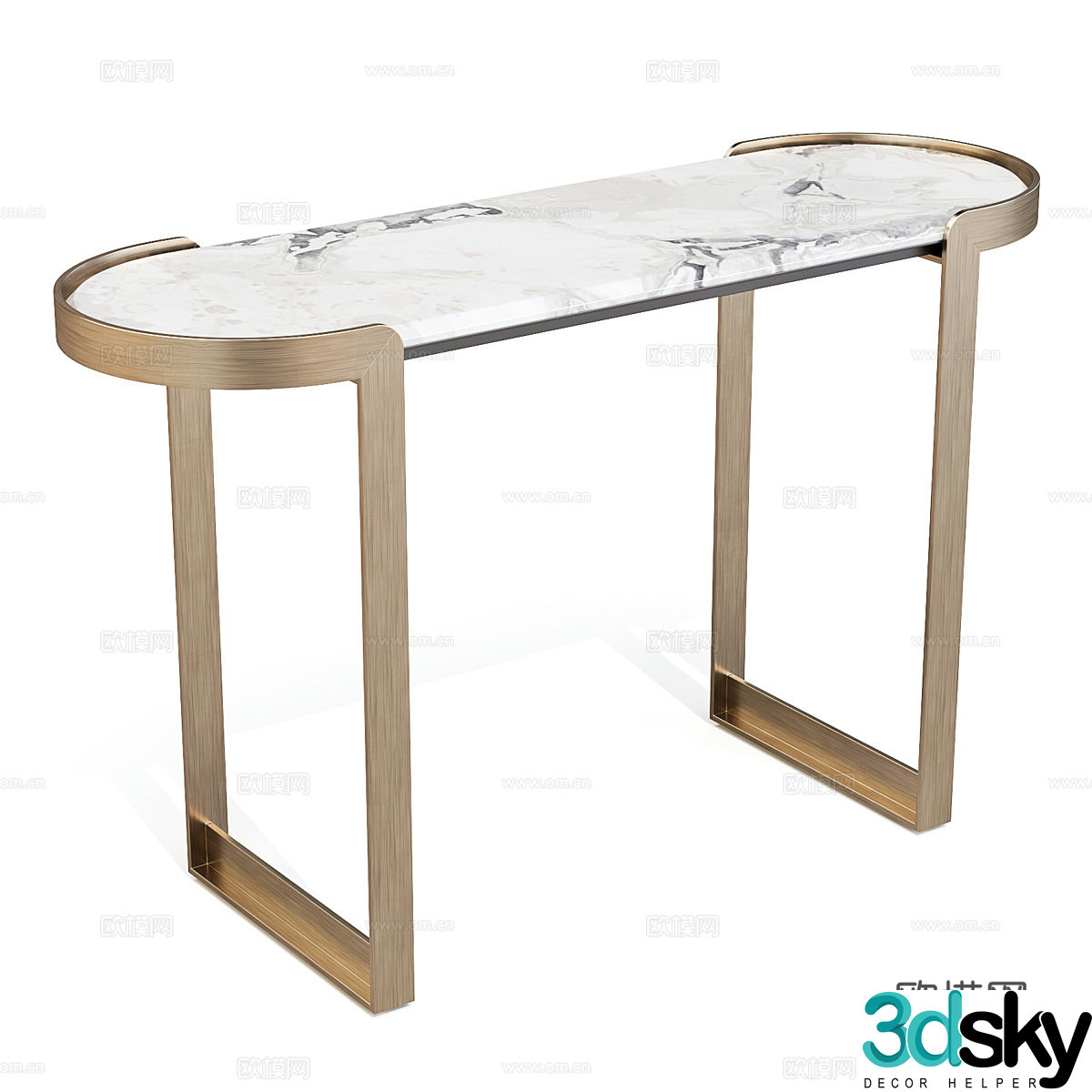 Tea table and chair 3d model
