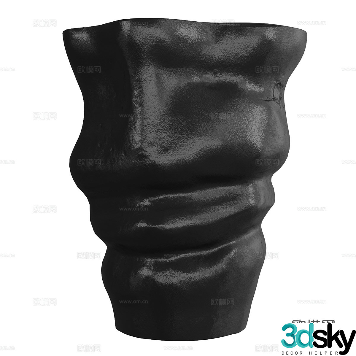 Wasabi pot vase 3d model