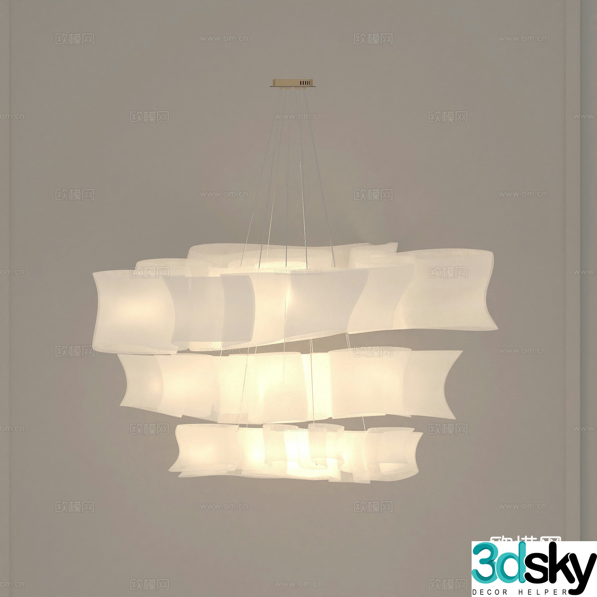 Lamps Chandelier Lighting Decorative Lights 3D Model