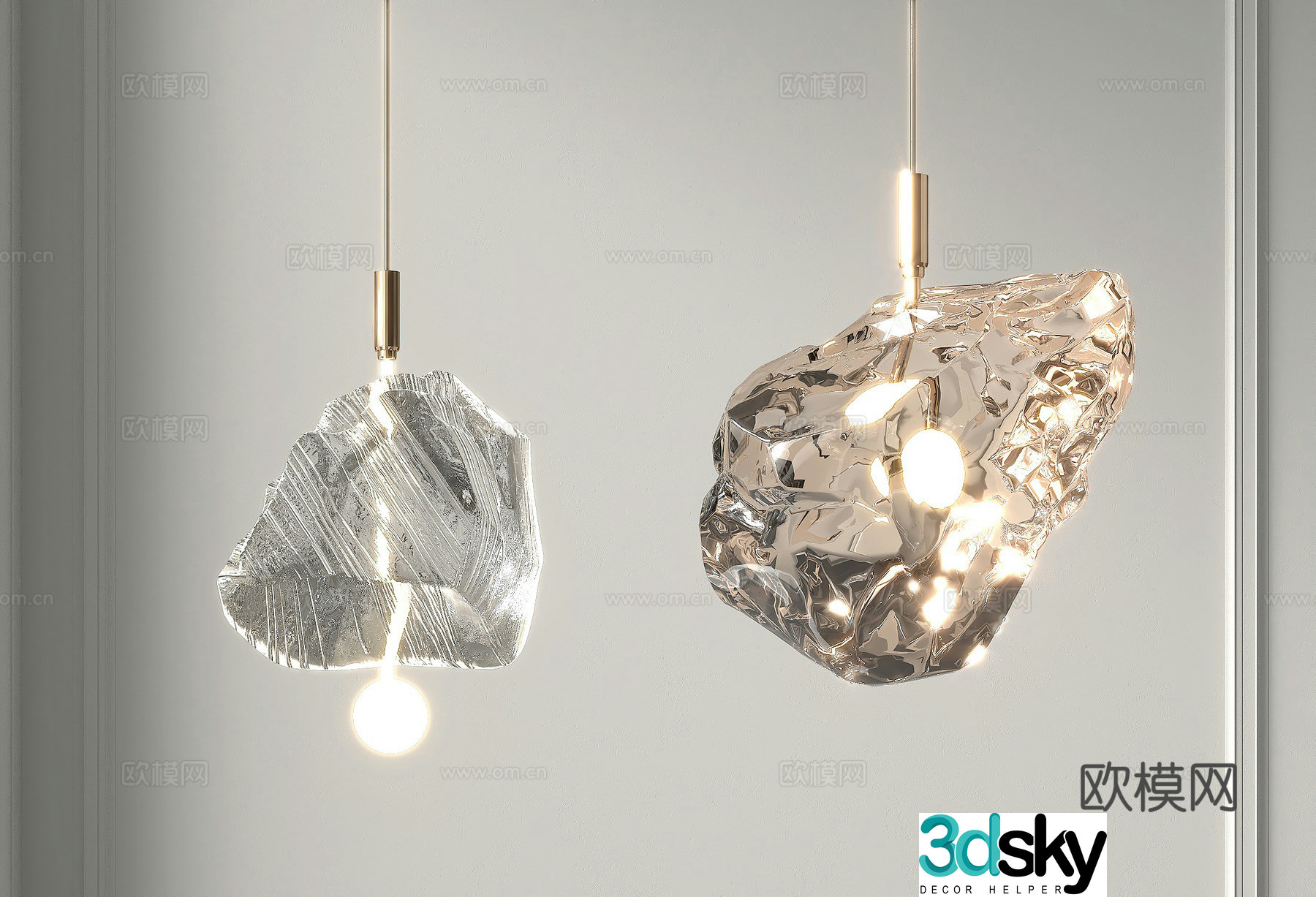 Lamps Chandelier Lighting Decorative Lights 3D Model