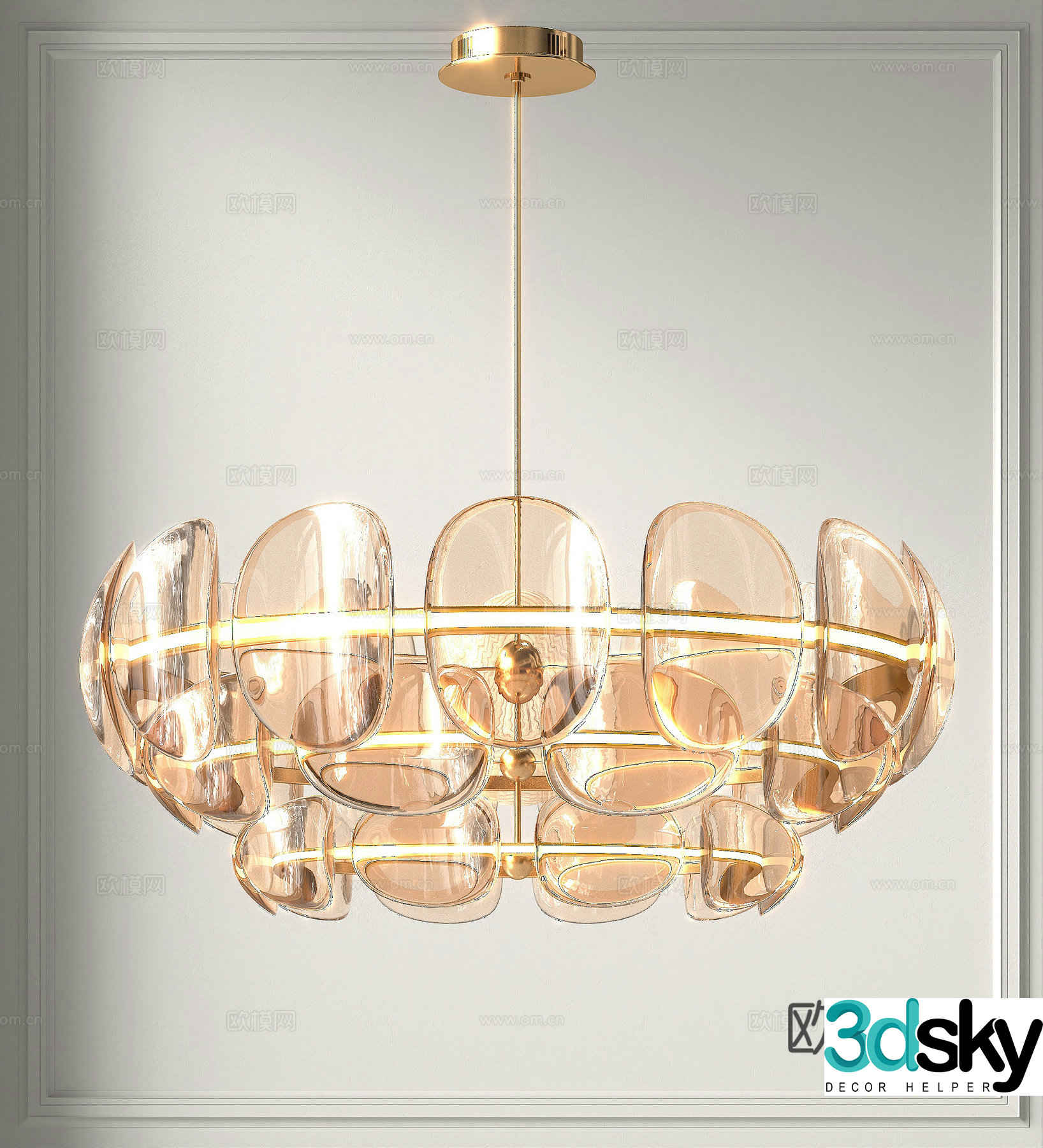 Lamps Chandelier Lighting Decorative Lights 3D Model