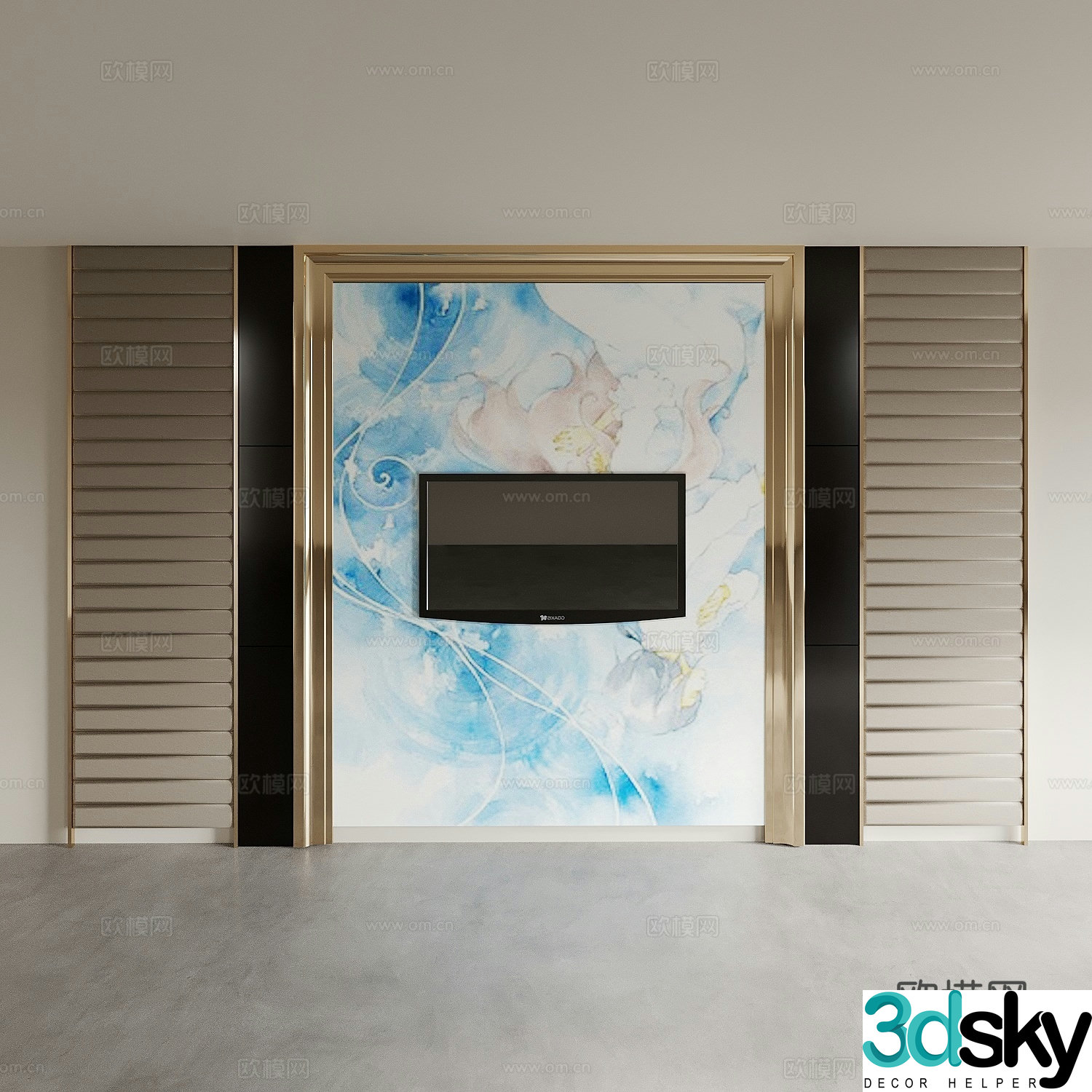 Background wall Bedside background wall Sofa background wall Living room background wall Bedroom background wall TV 3d model