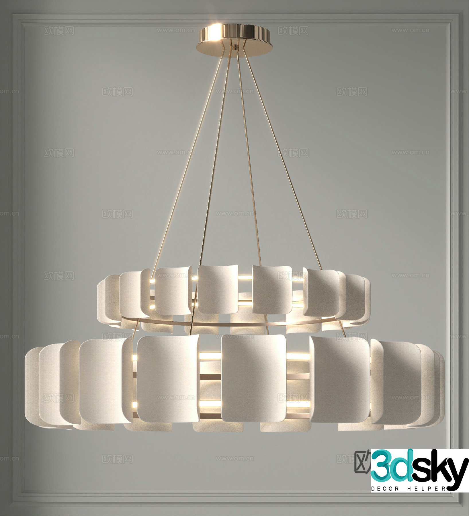 Lamps Chandelier Lighting Decorative Lights 3D Model