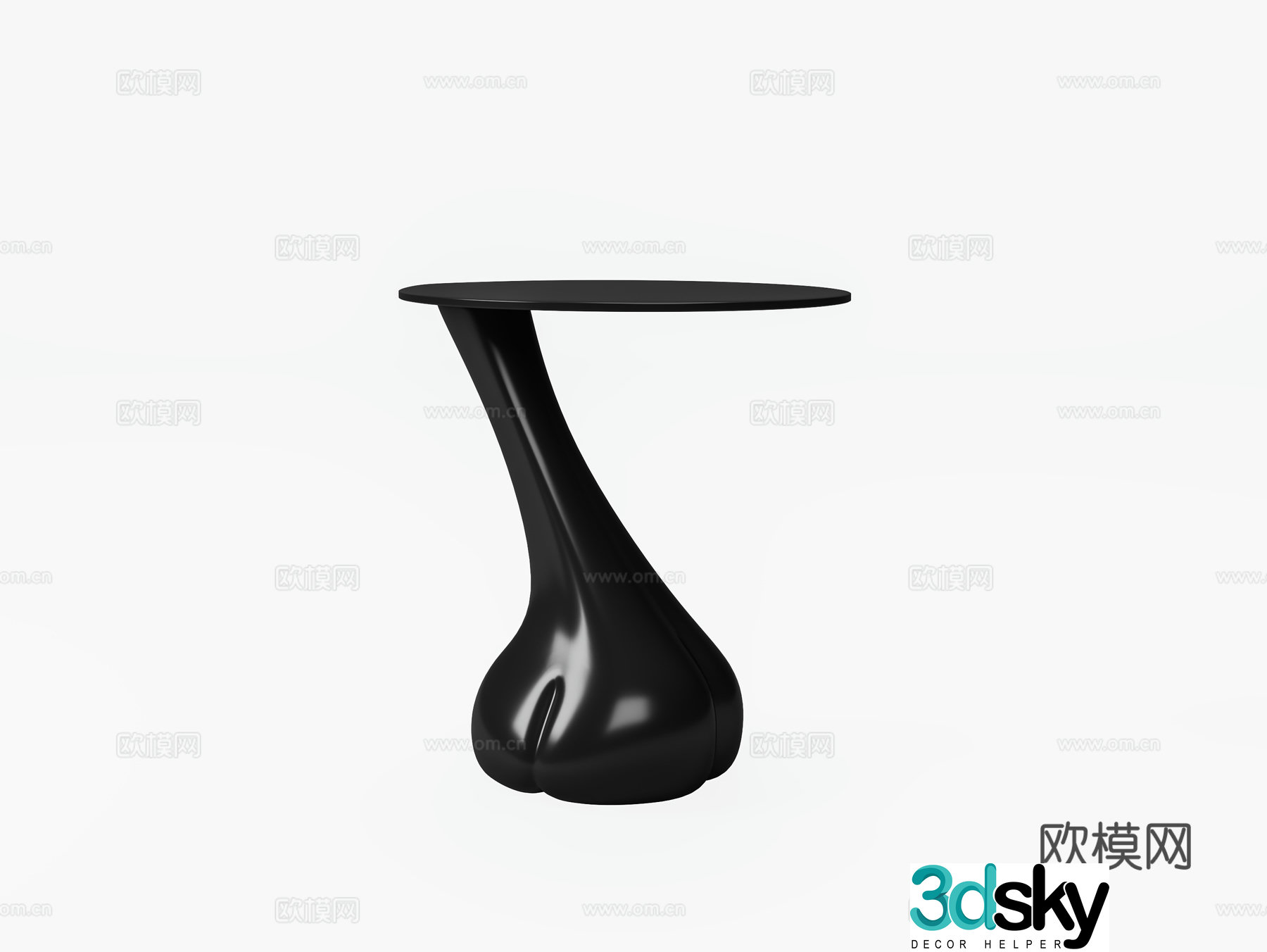 3D model of side table