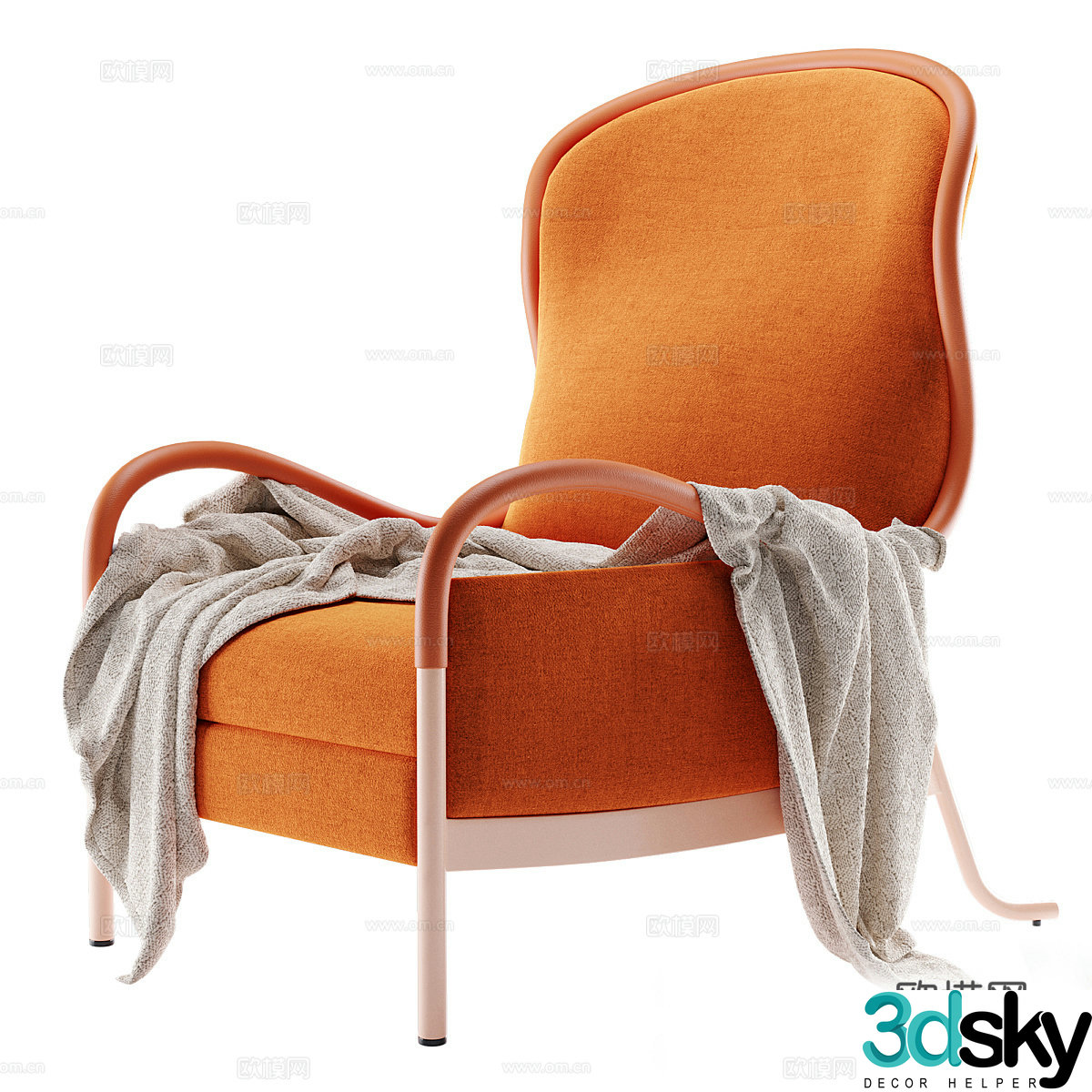 Modern armchair 3d model
