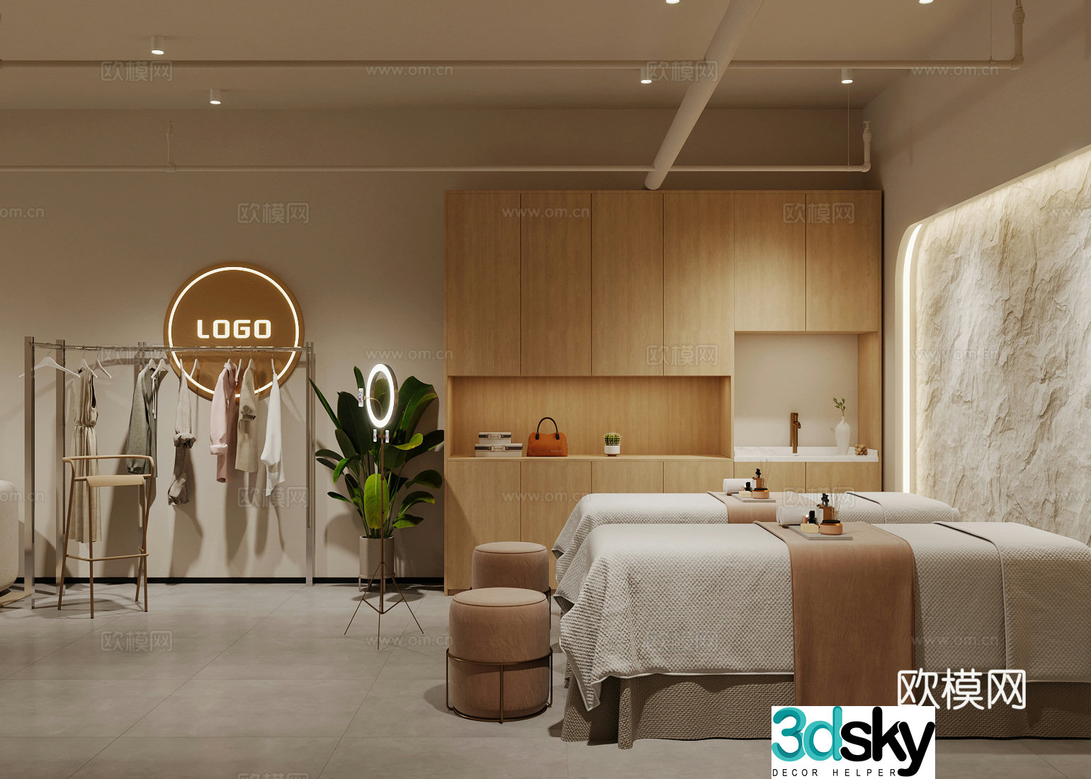 Wasabi Beauty Salon Beauty Room 3D Model