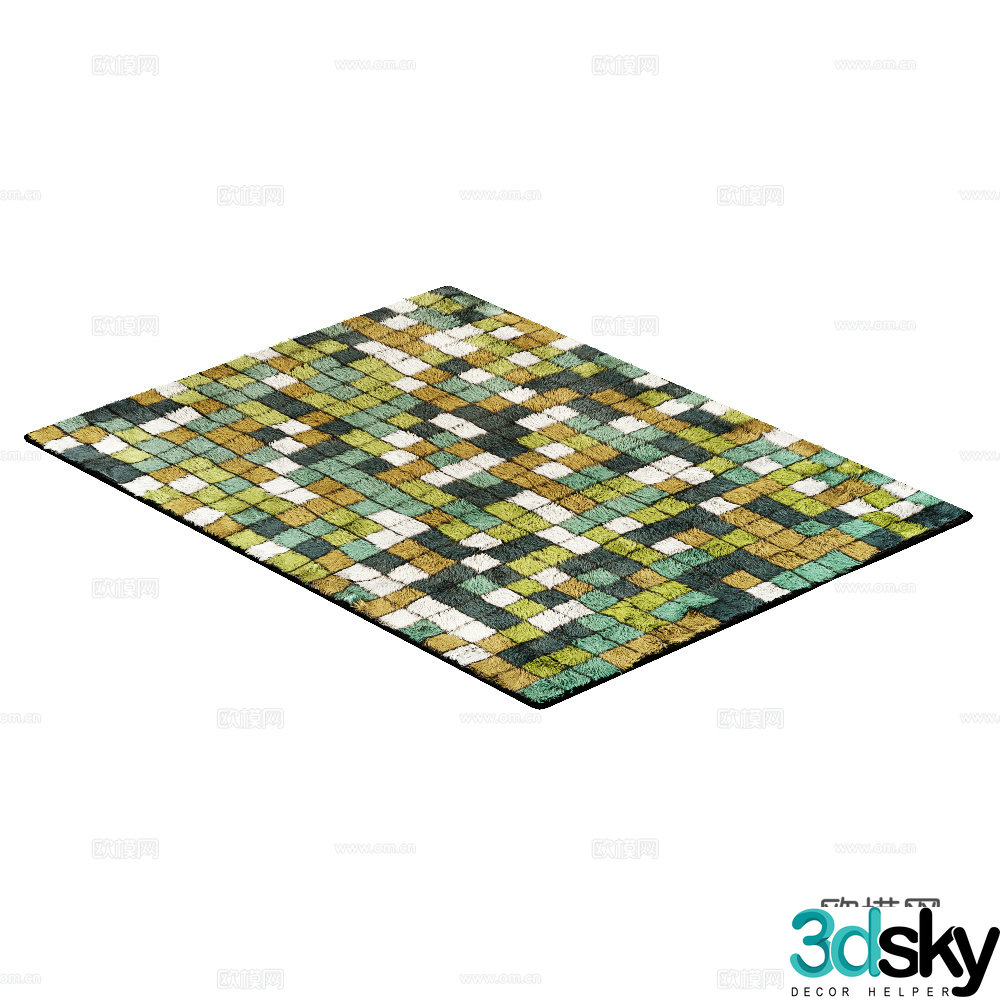 Santa Monica Armchair 3d Model