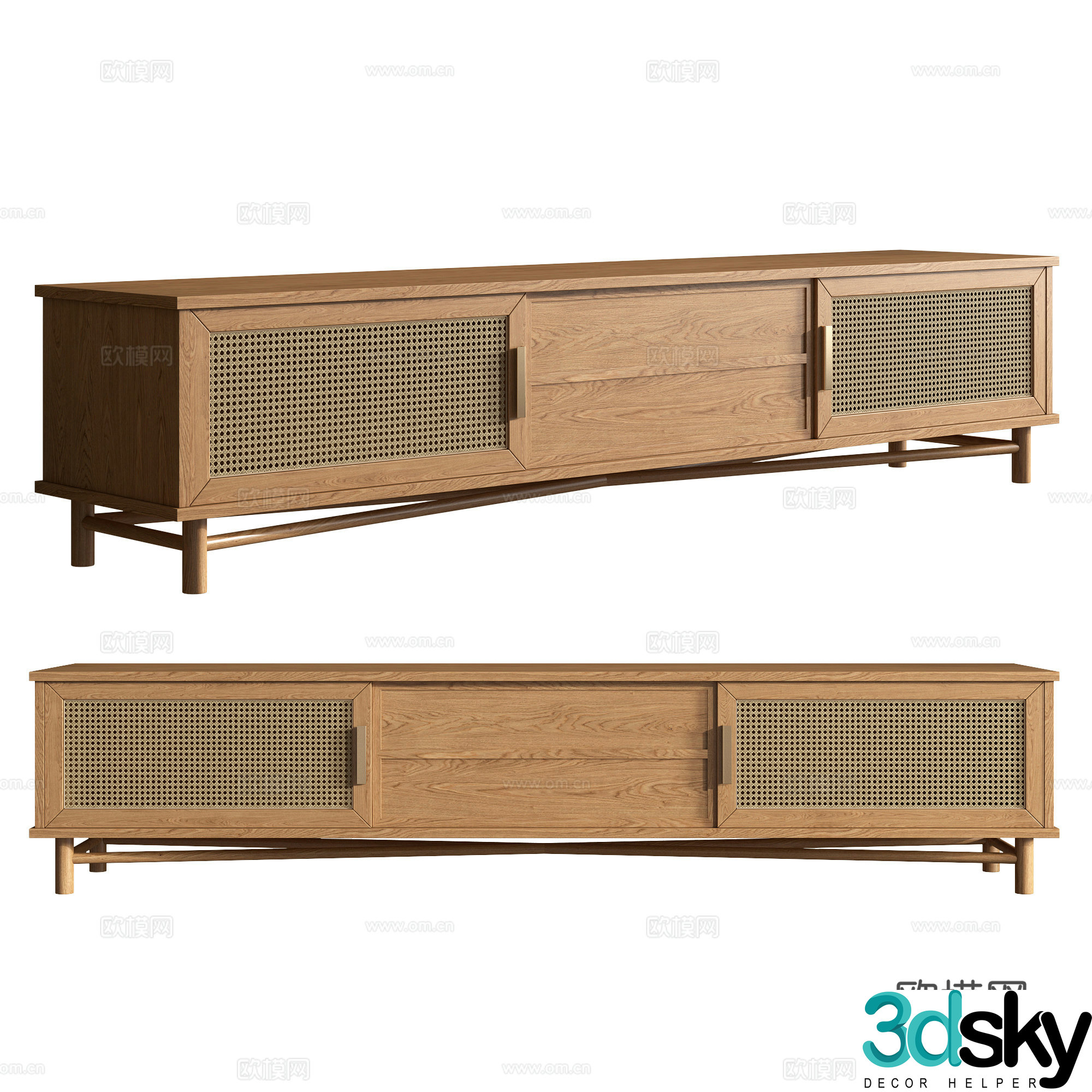 Modern TV cabinet 3d model