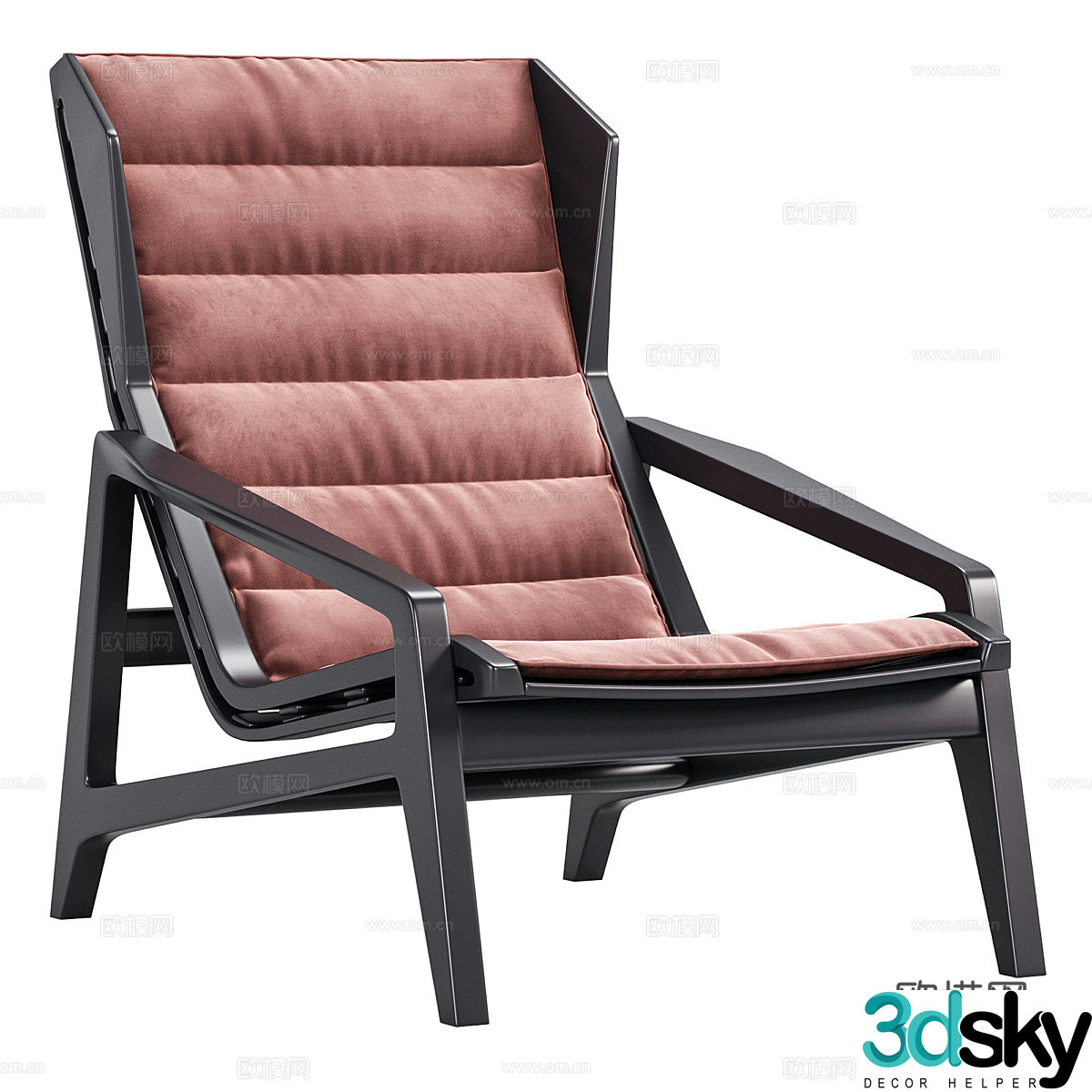 Ancient leisure chairs outdoor leisure chairs courtyard leisure chairs outdoor single chairs wooden single chairs leather 3d model