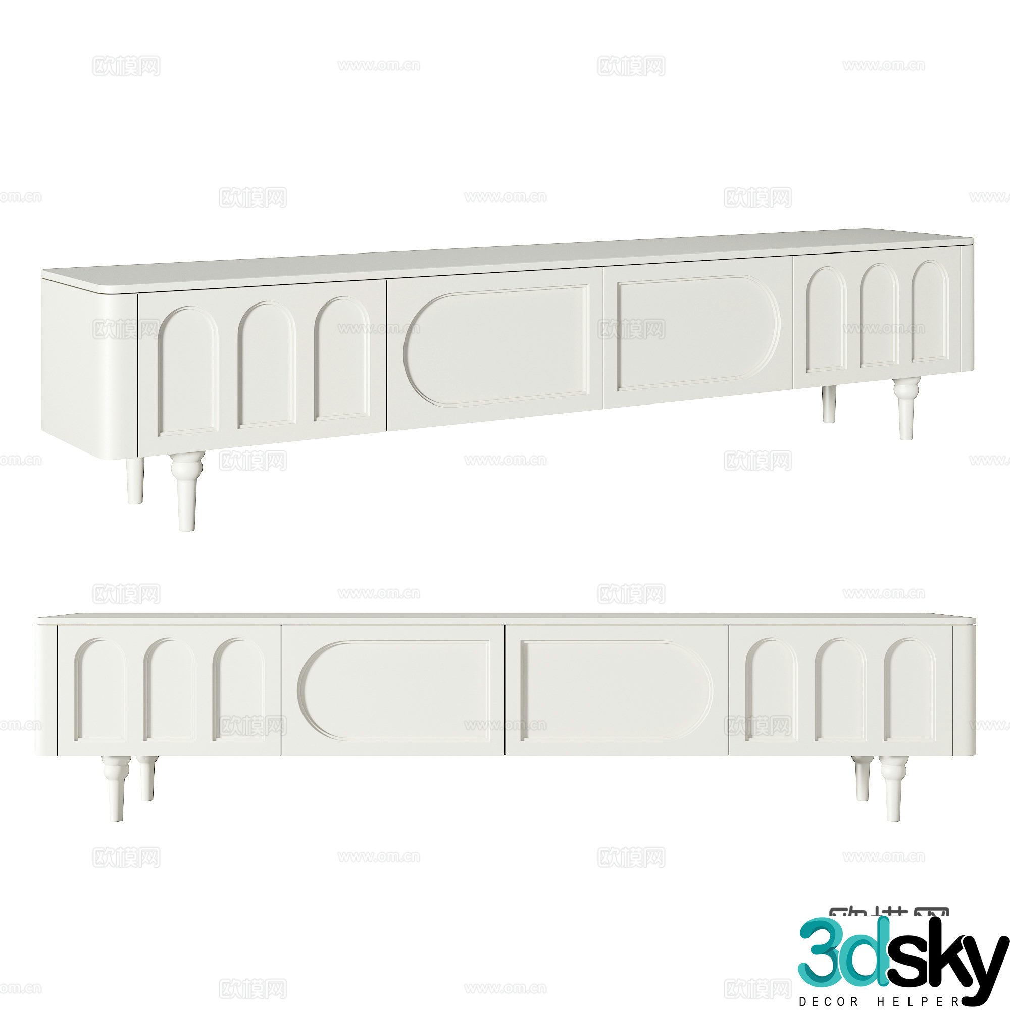 Modern TV cabinet 3d model