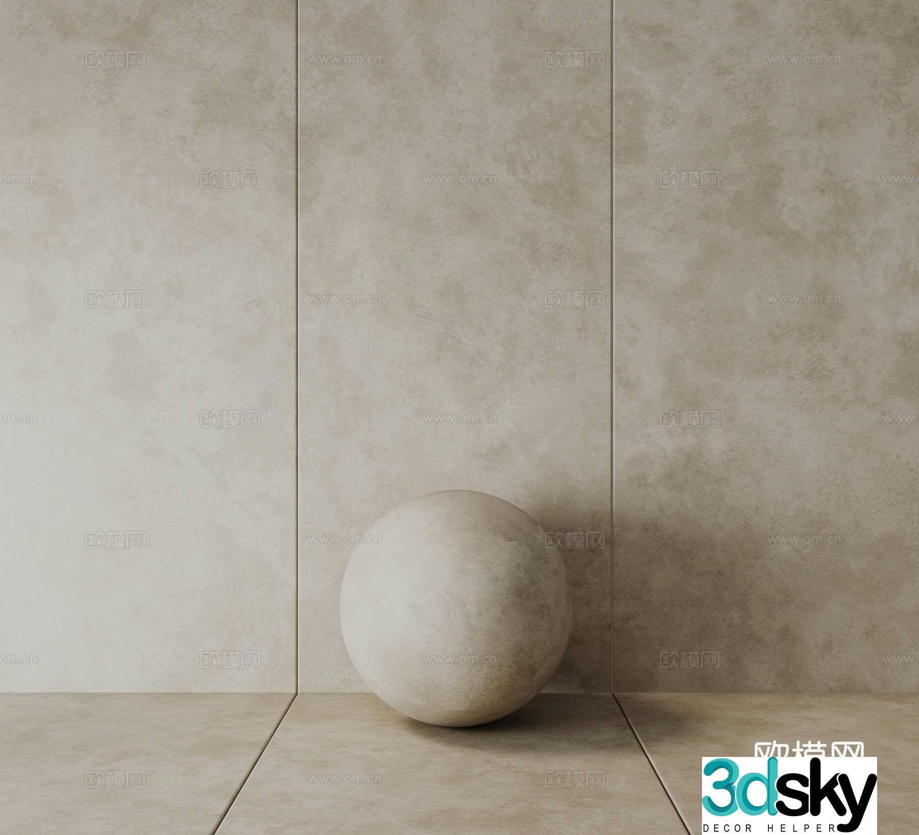 Art paint paint modeling wall curved wall 3d model