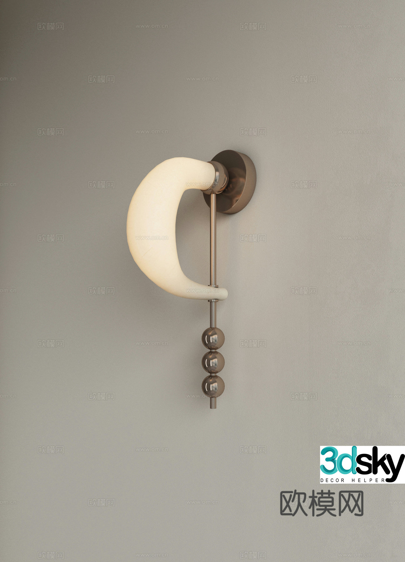 Modern retro wall lamp Metal wall lamp Bedside wall lamp front mirror wall lamp Living room wall lamp 3D model