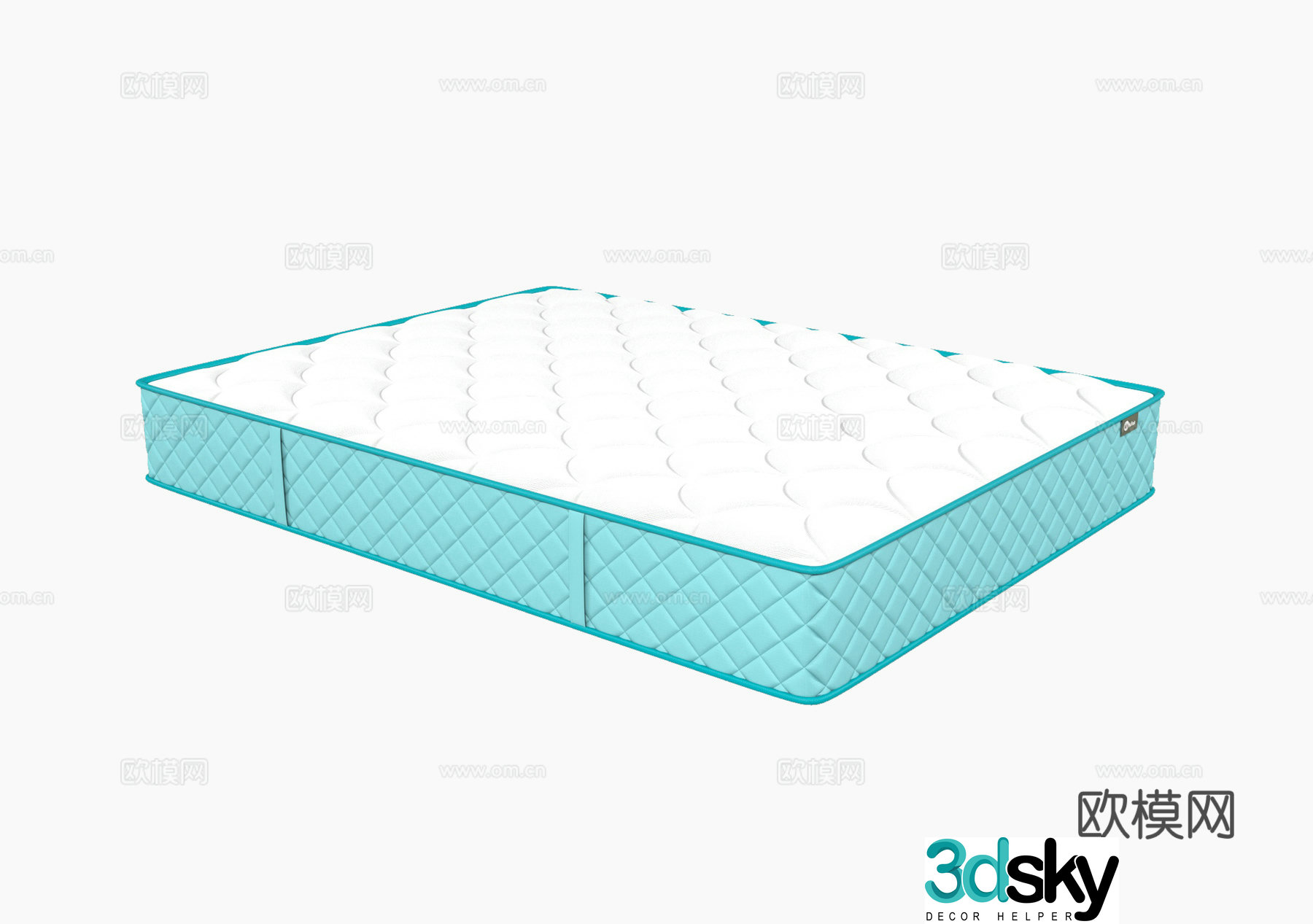 Modern minimalist mattress 3d model