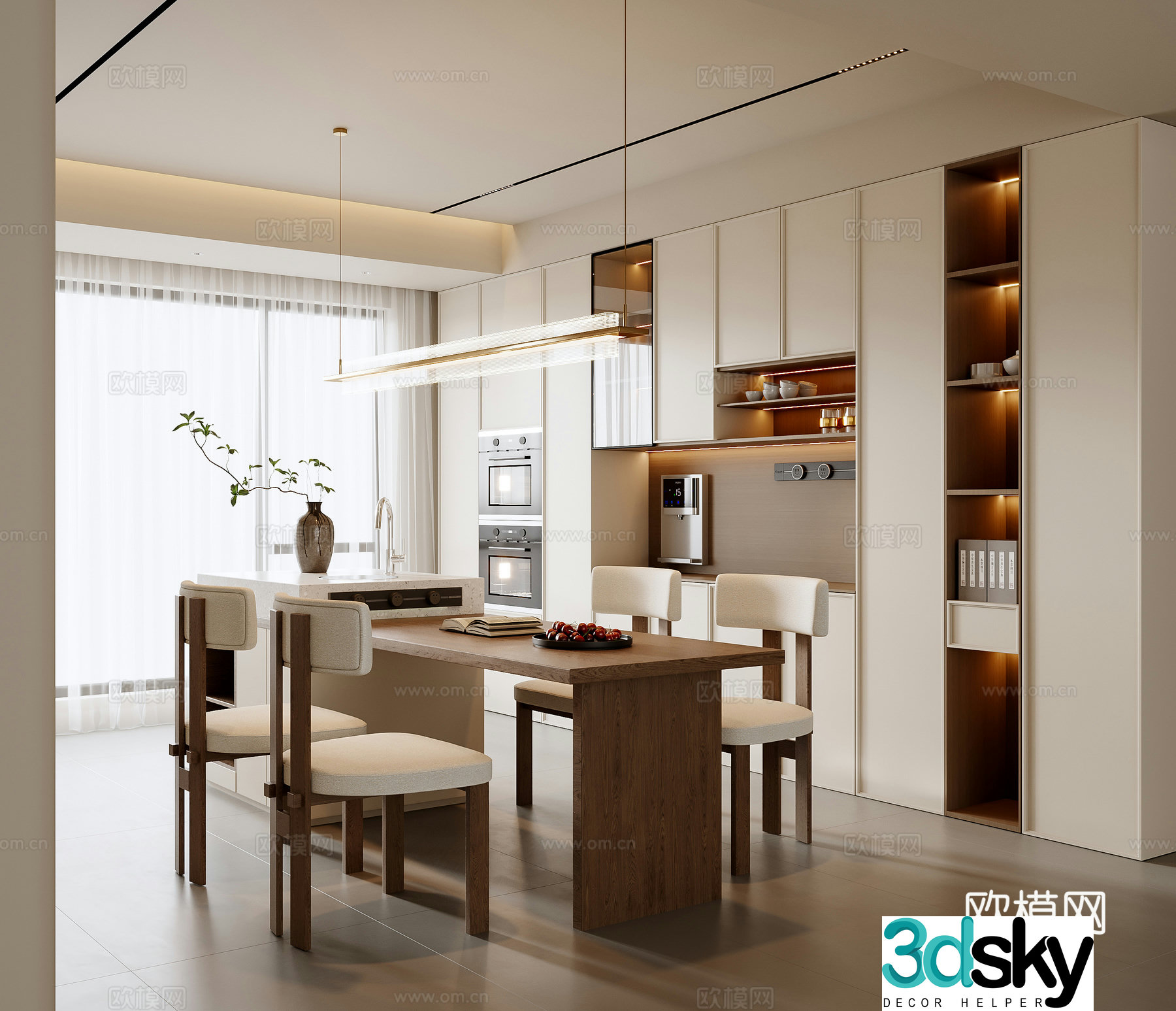 New Chinese restaurant 3D model