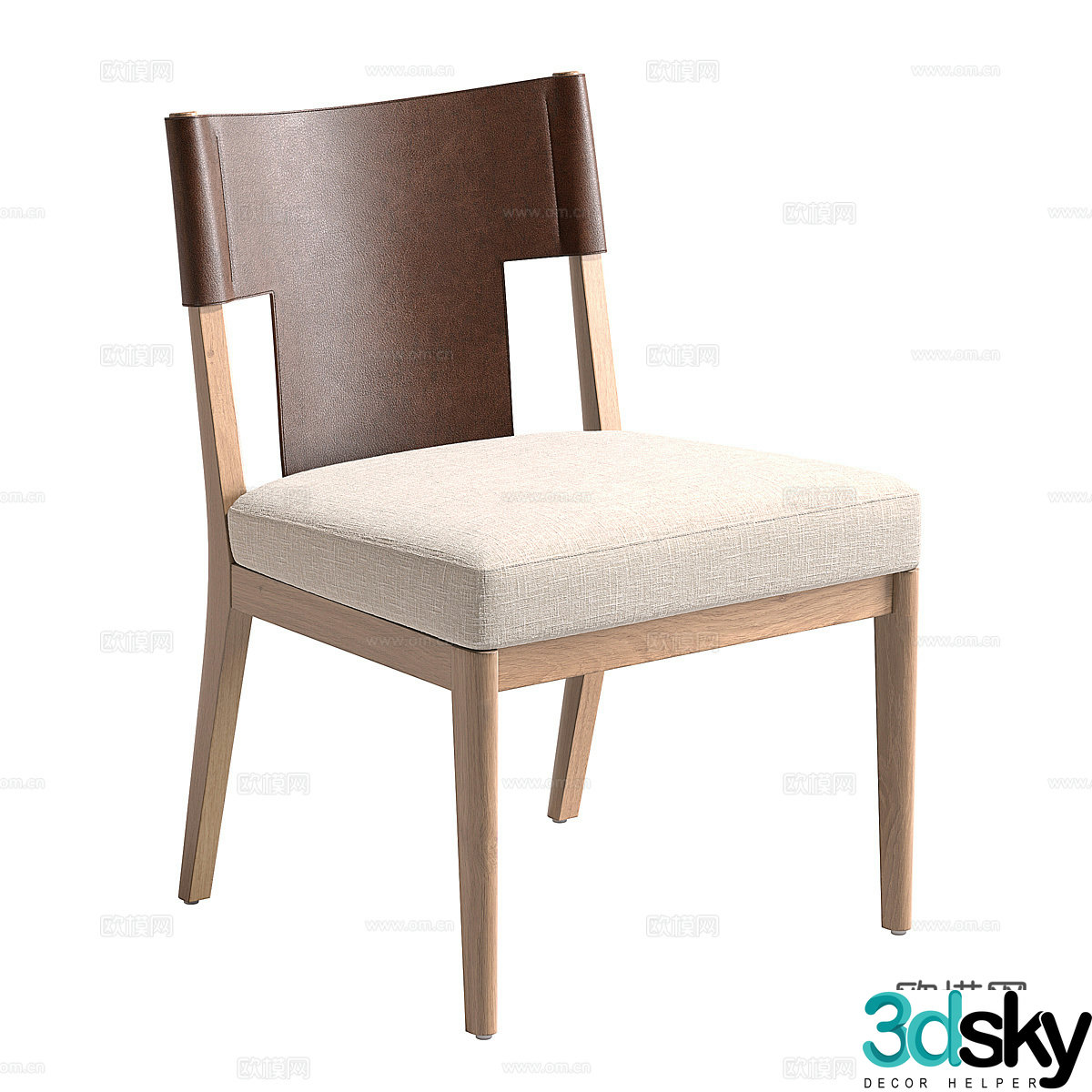 Joseph Jeup Cimon Single Chair 3D Model