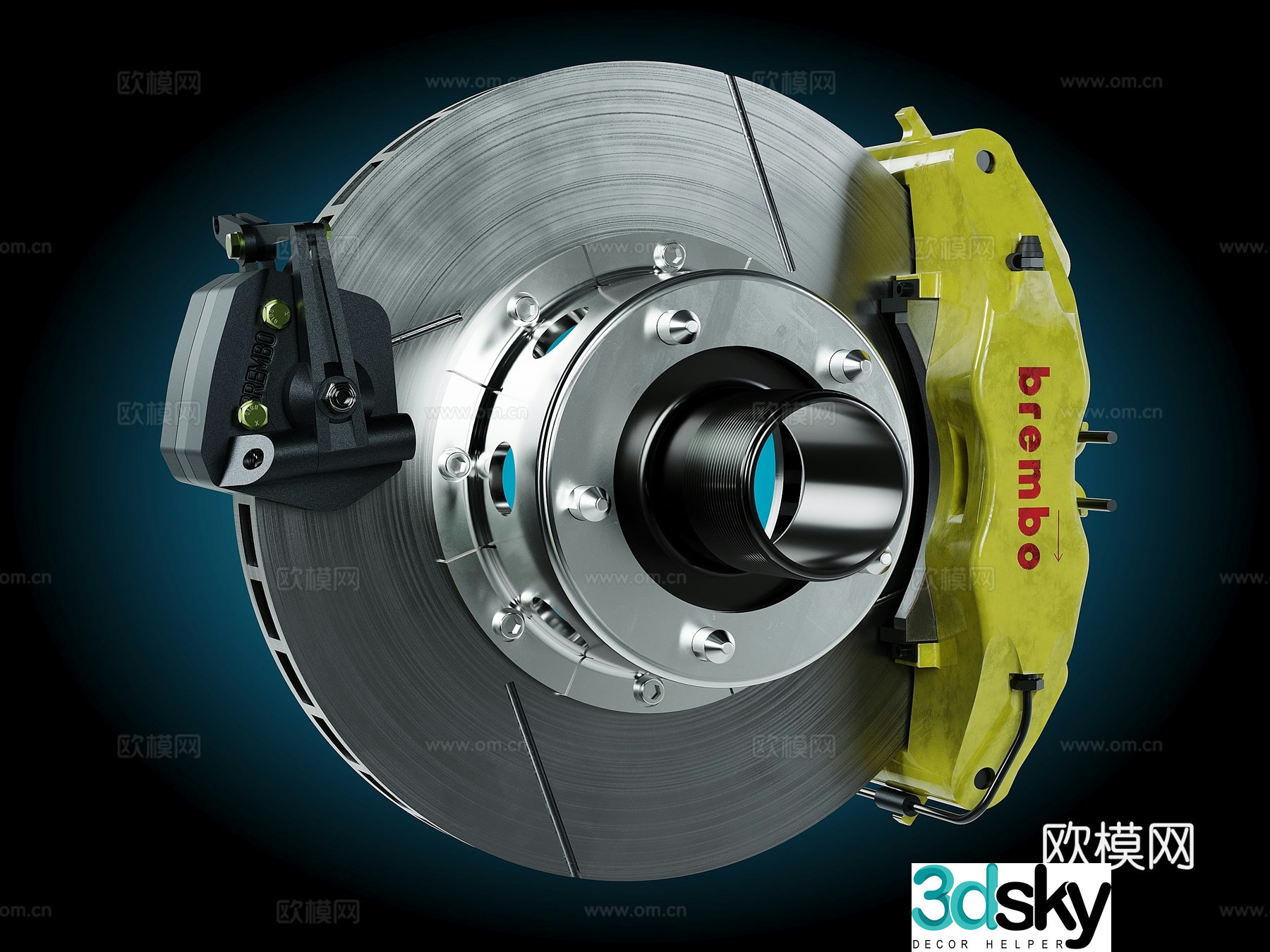 Brembo brake caliper 3d model