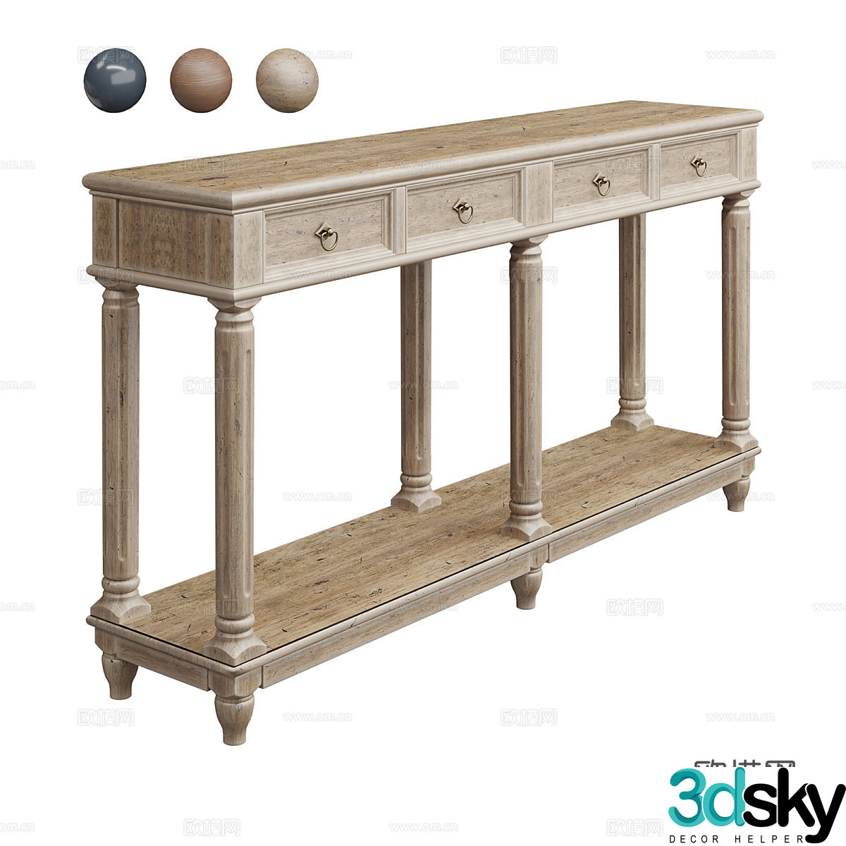 Desk 3d model