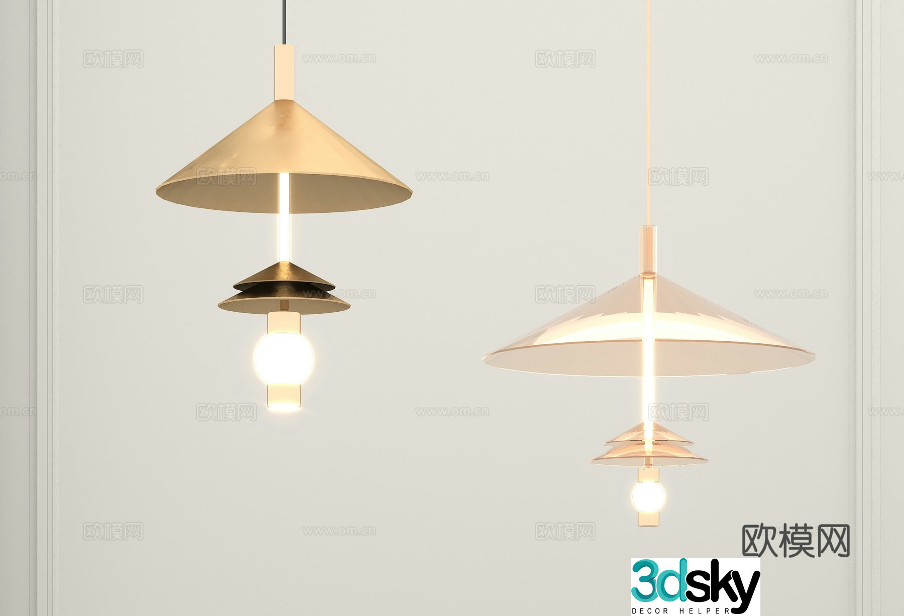 Lamps Chandelier Lighting Decorative Lights 3D Model