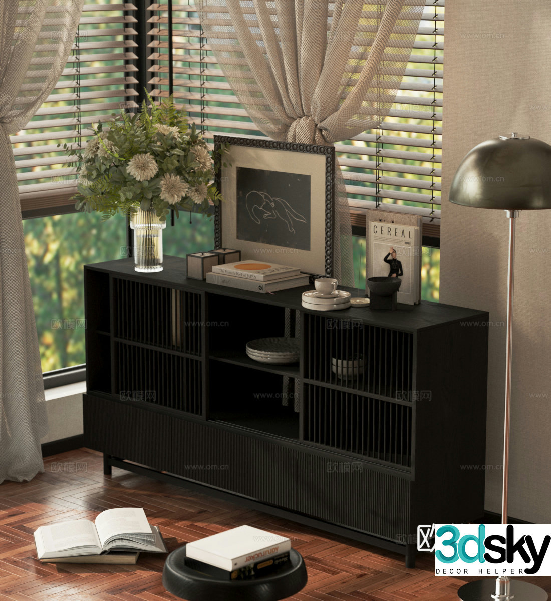Modern chest of drawers chest of drawers 3d model