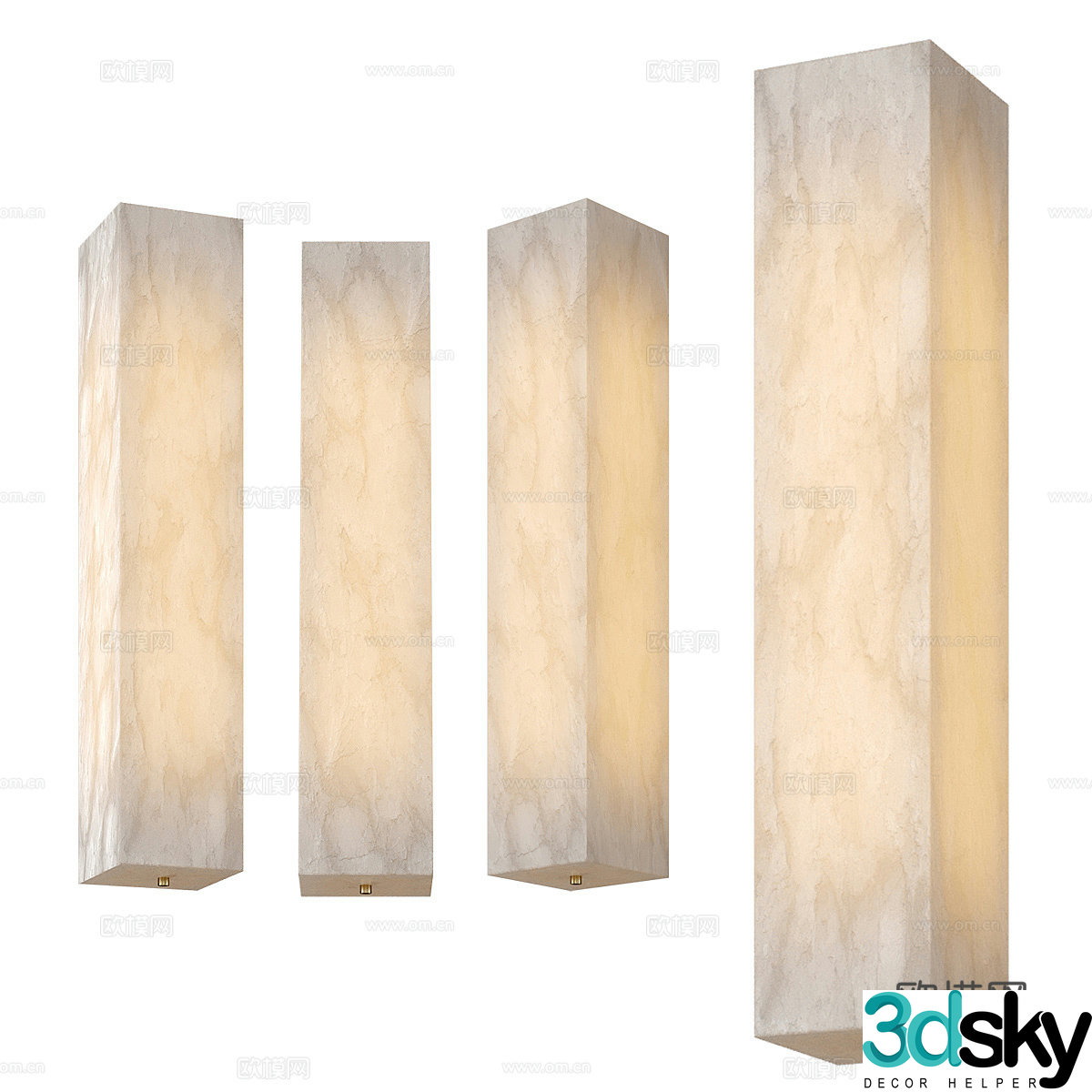 New Chinese light luxury Lampatron GREG wall light 3d model