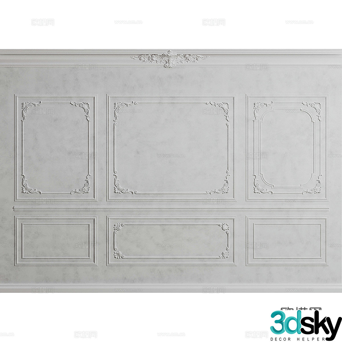 Background wall 3d model